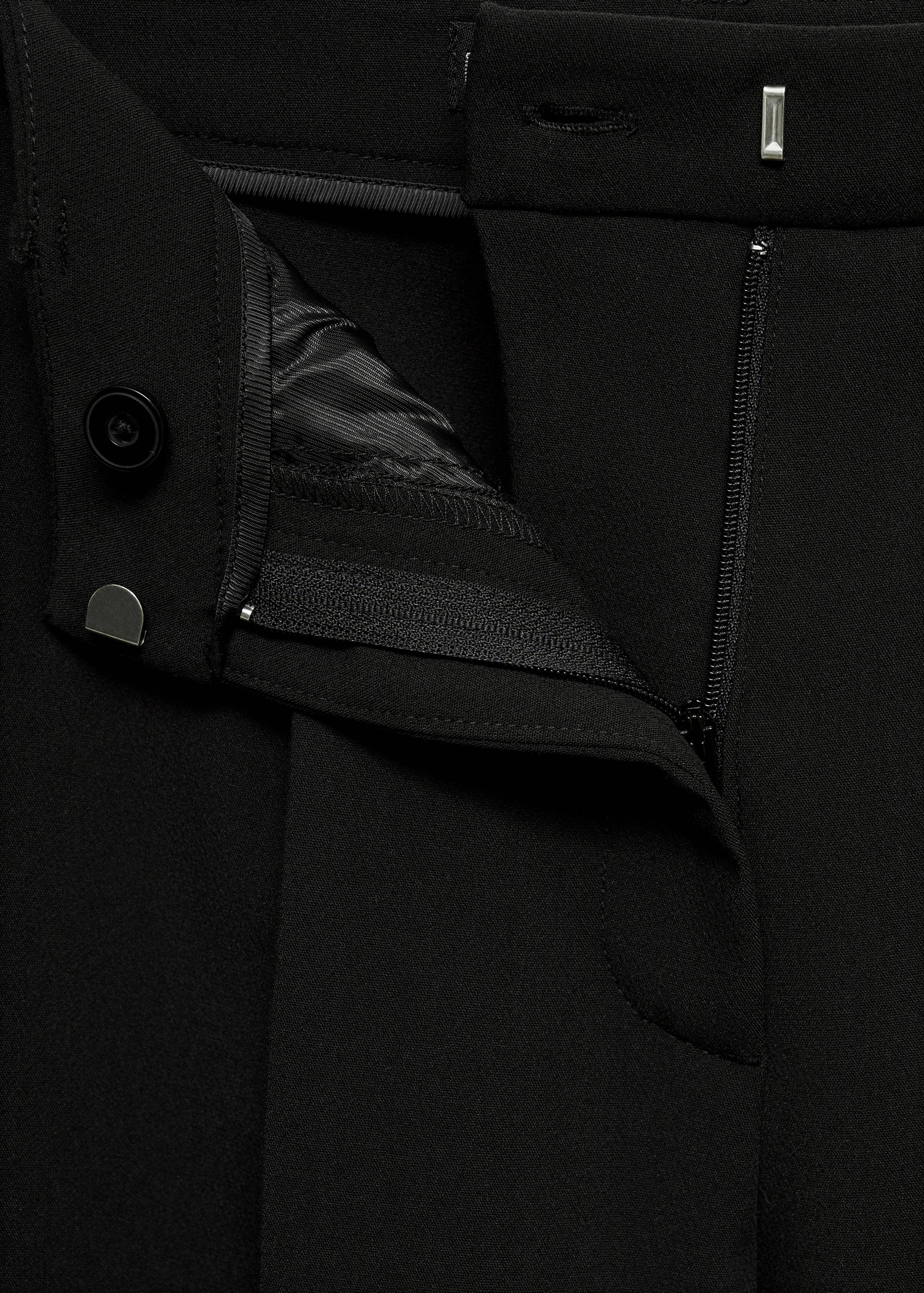 Straight-fit pleated pants - Details of the article 8