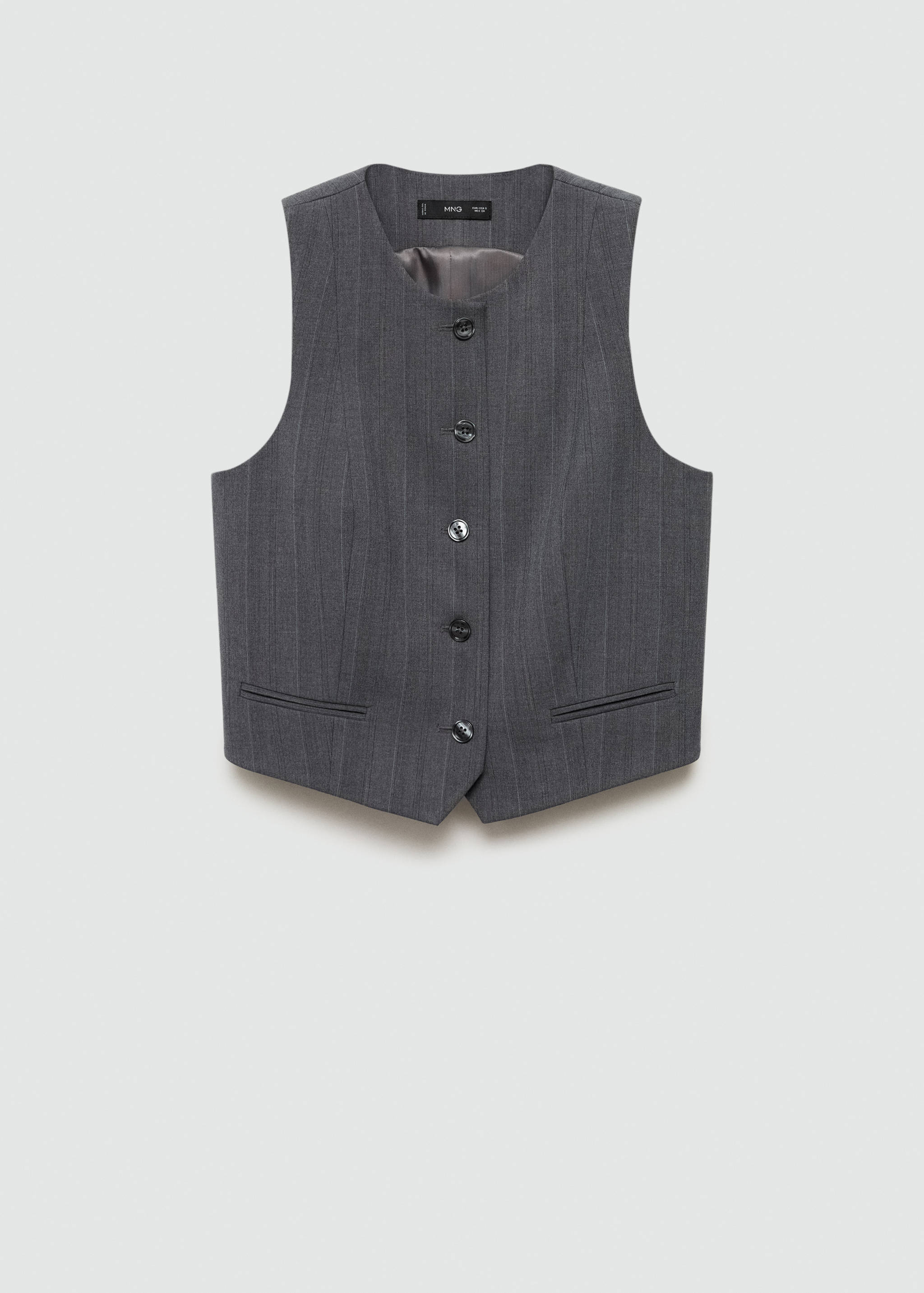 Pinstriped suit waistcoat - Article without model