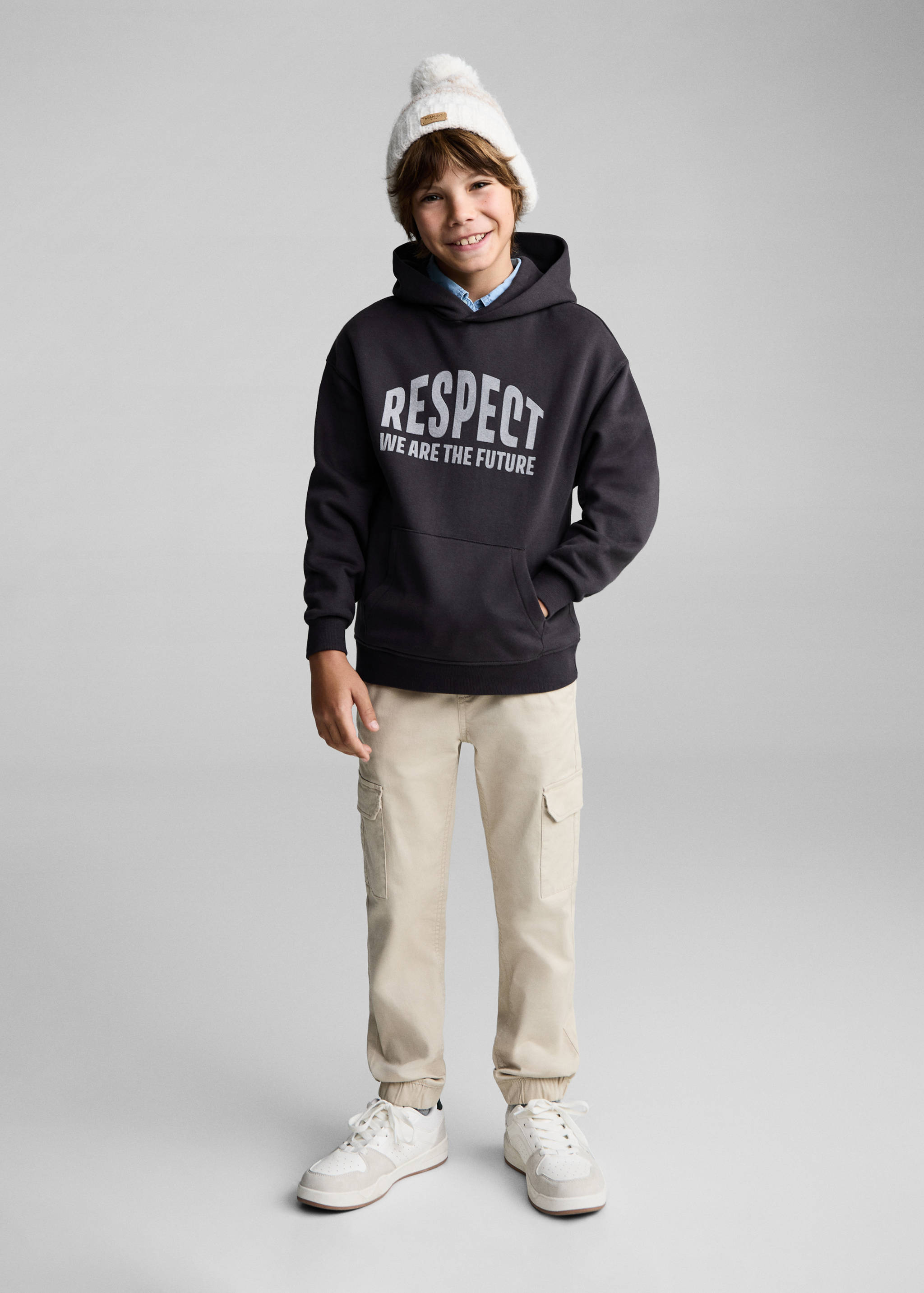 Printed hoodie - General plane