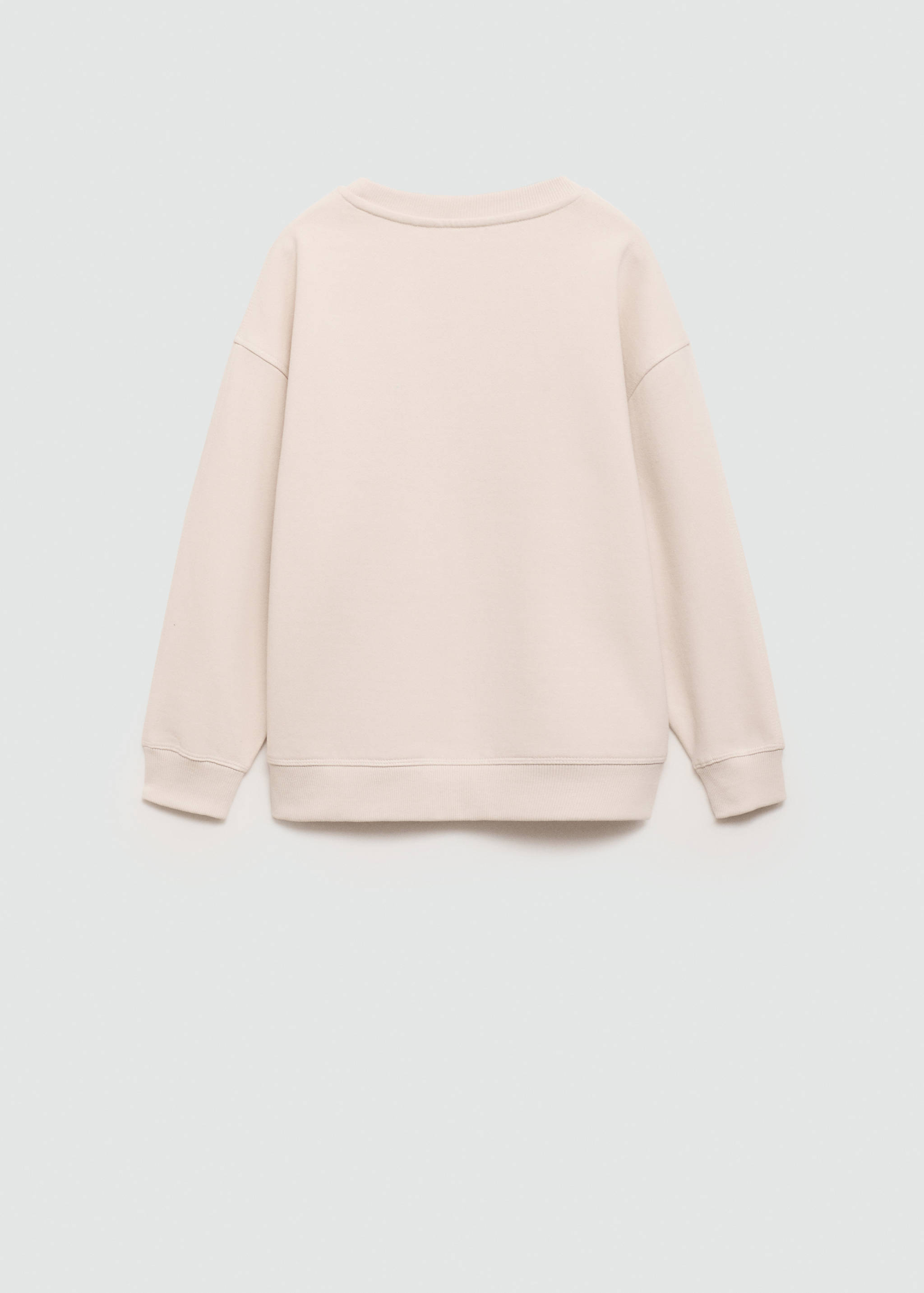 Embroidered message sweatshirt - Reverse of the article