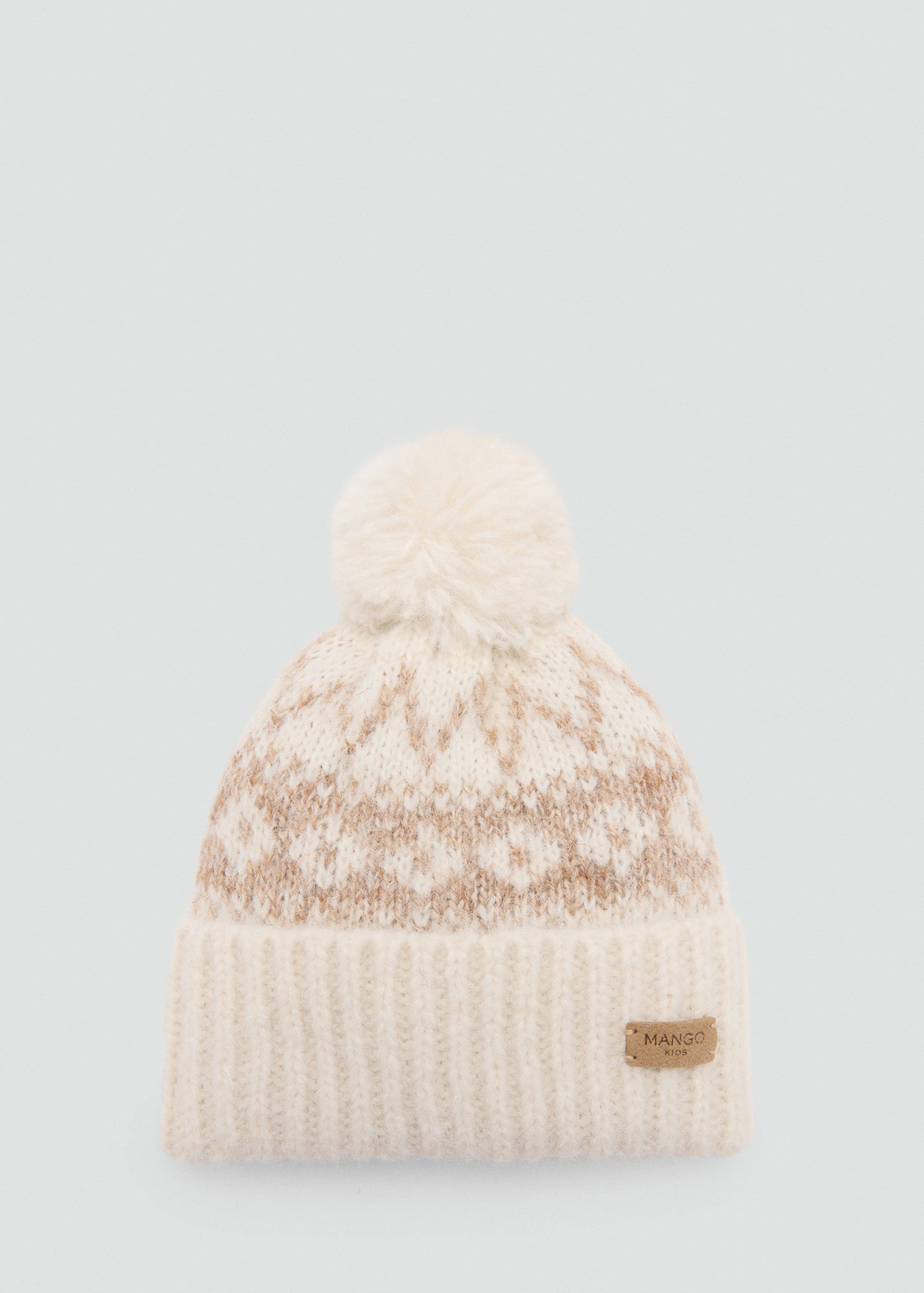 Jacquard pompom beanie - Article without model