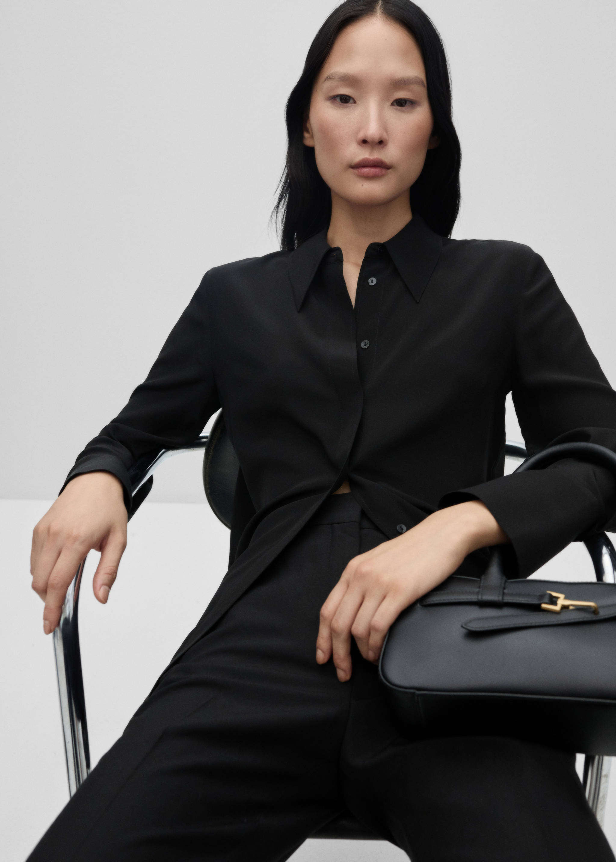 100% silk shirt - Details of the article 1