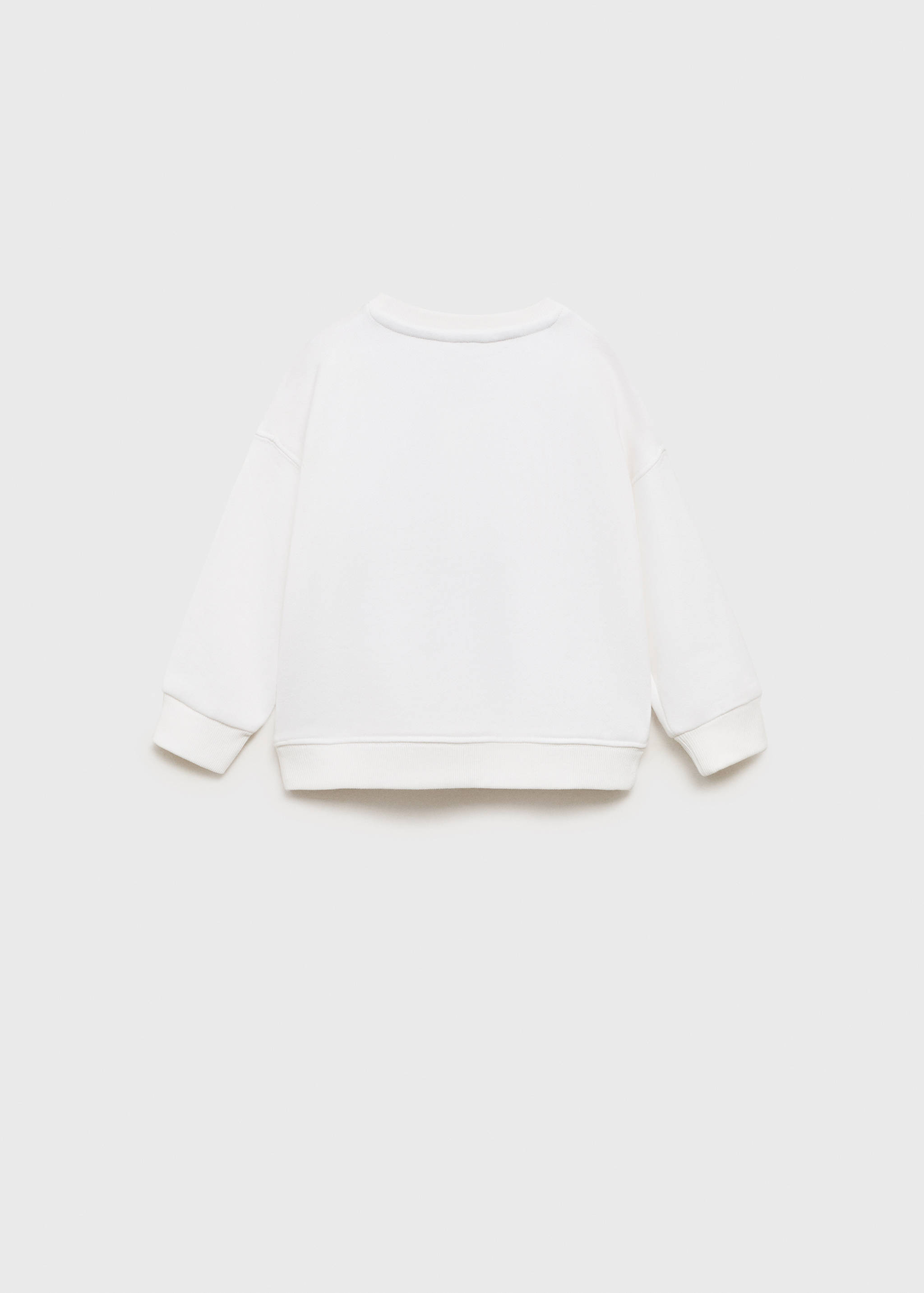 Printed cotton sweatshirt - Reverse of the article