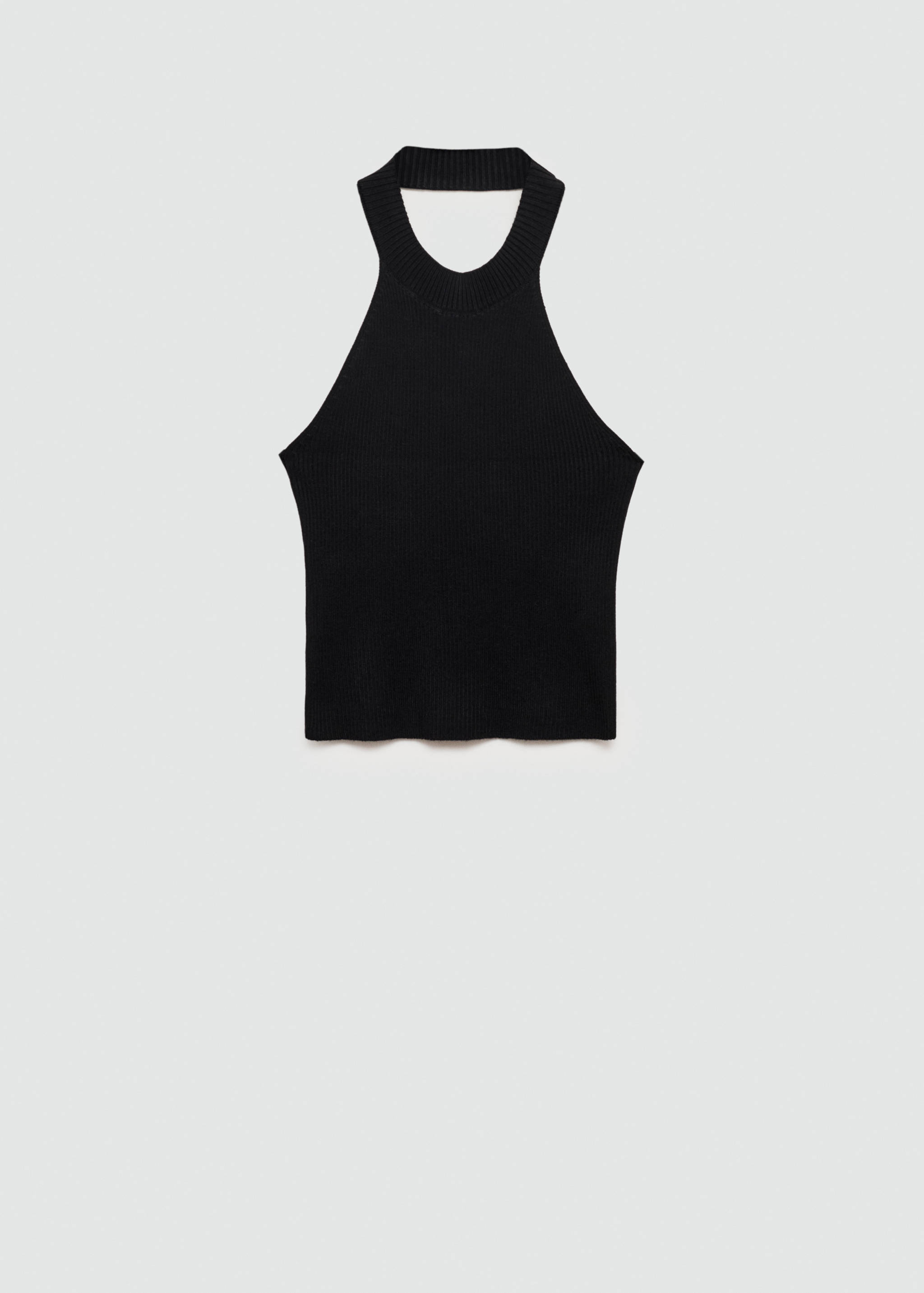 Knit halter top - Article without model