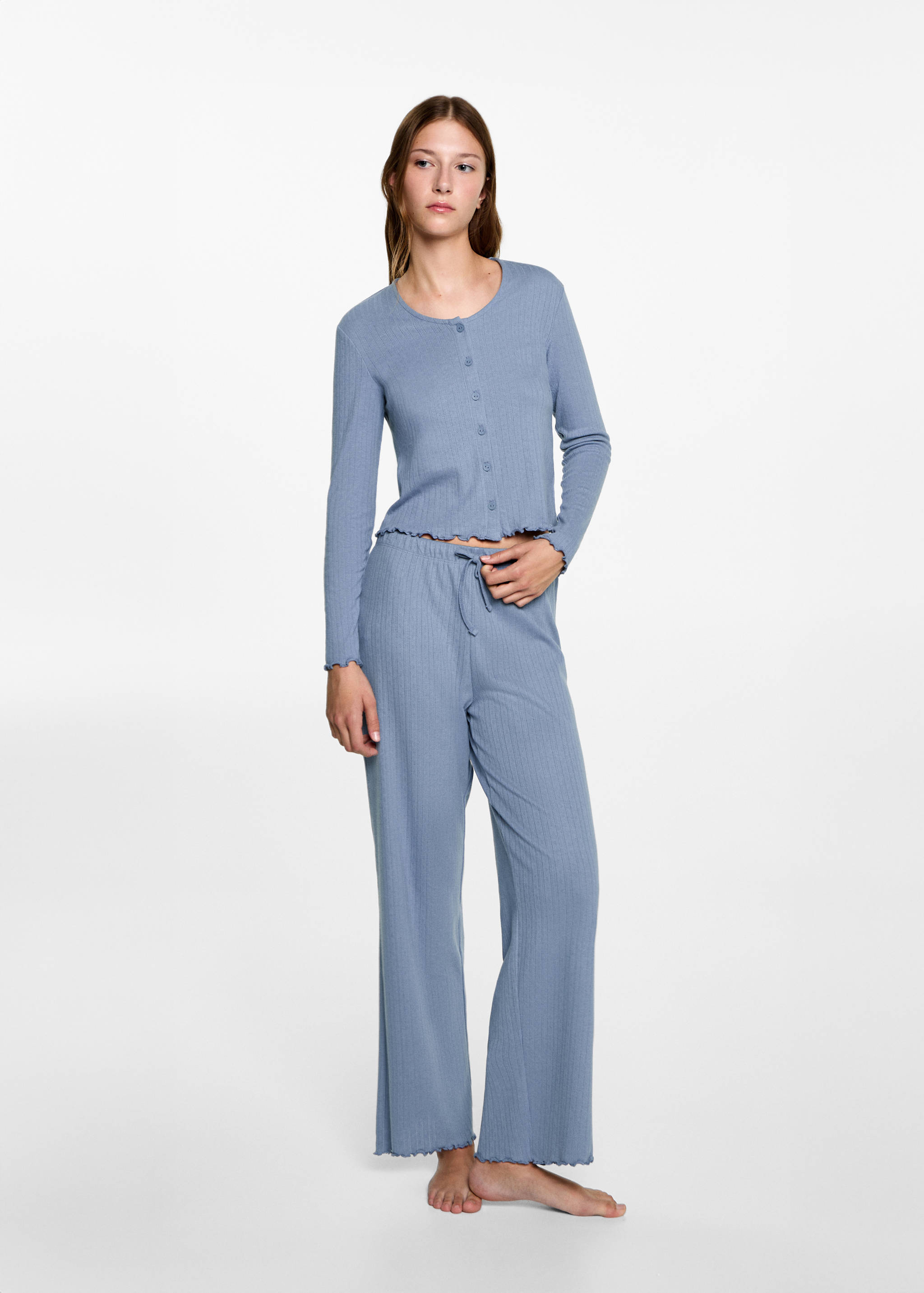 Πιτζάμα μακριά ribbed - Γενικό πλάνο