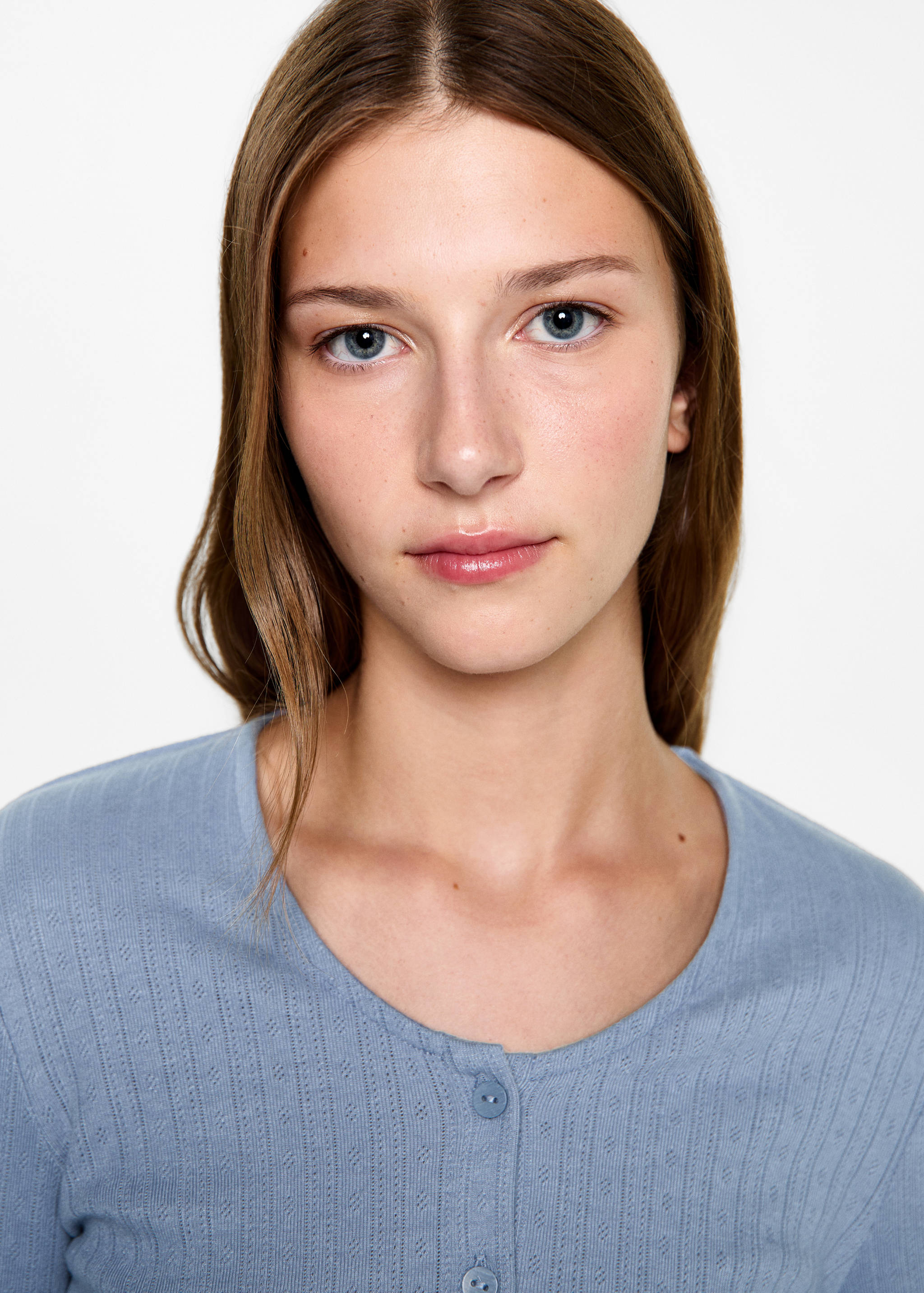 Πιτζάμα μακριά ribbed - Λεπτομέρεια του προϊόντος 1