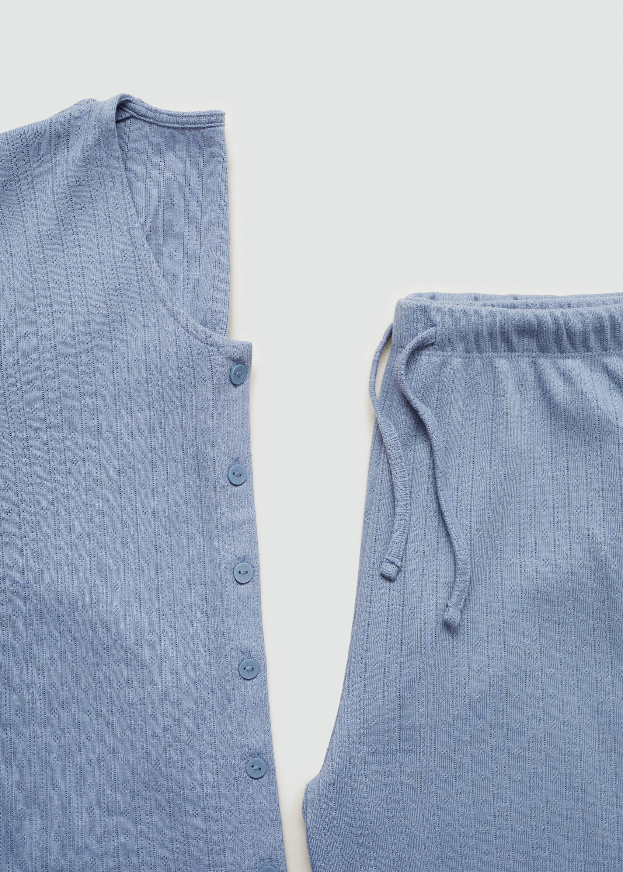 Πιτζάμα μακριά ribbed - Λεπτομέρεια του προϊόντος 8