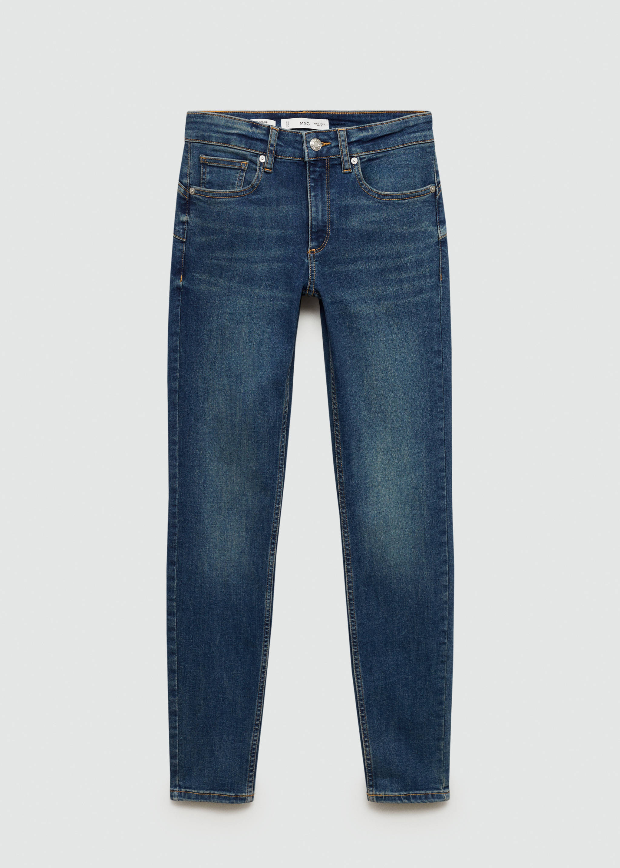 低腰提臀紧身牛仔裤 - null