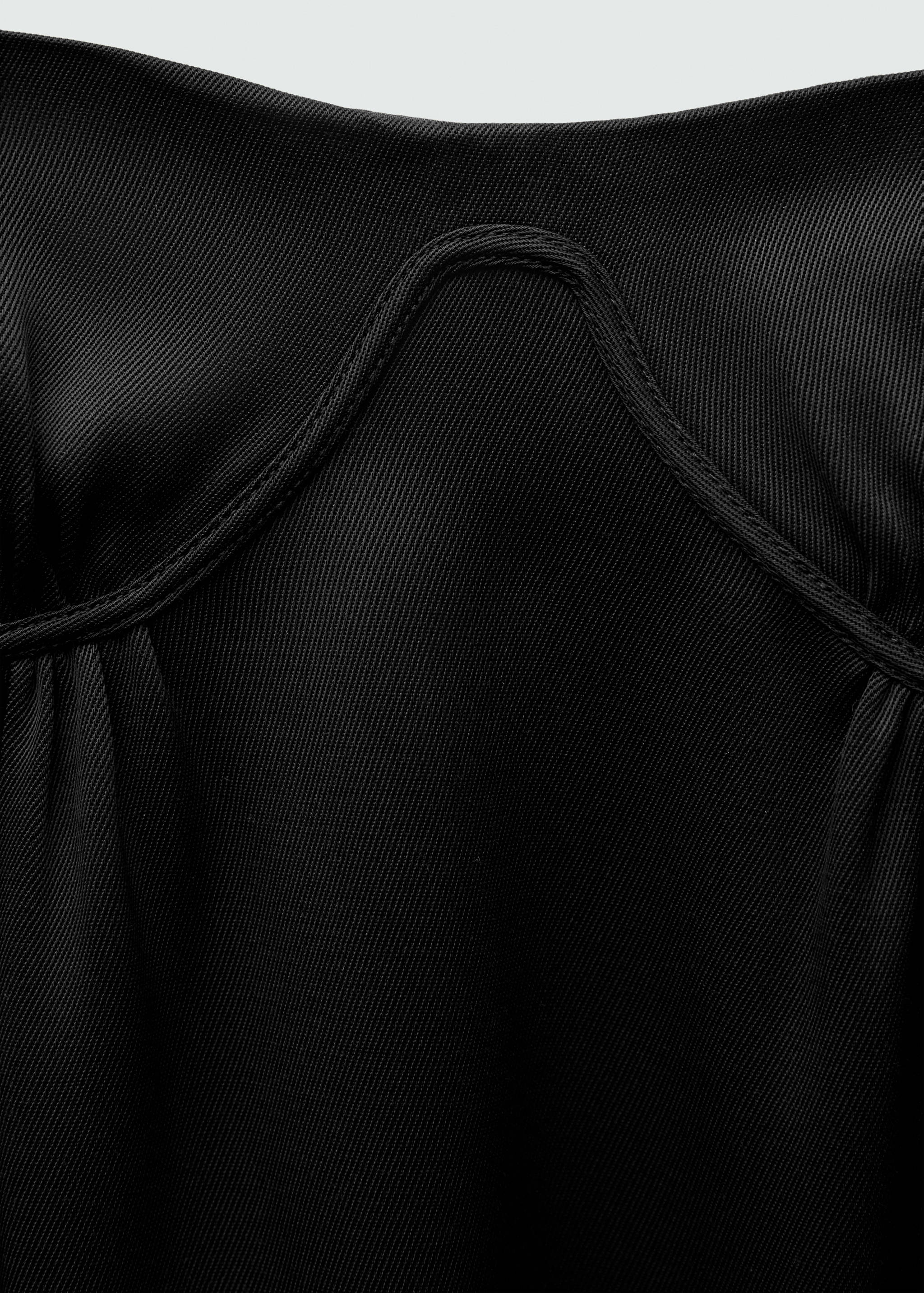 Short dress with corset neckline - Details of the article 8