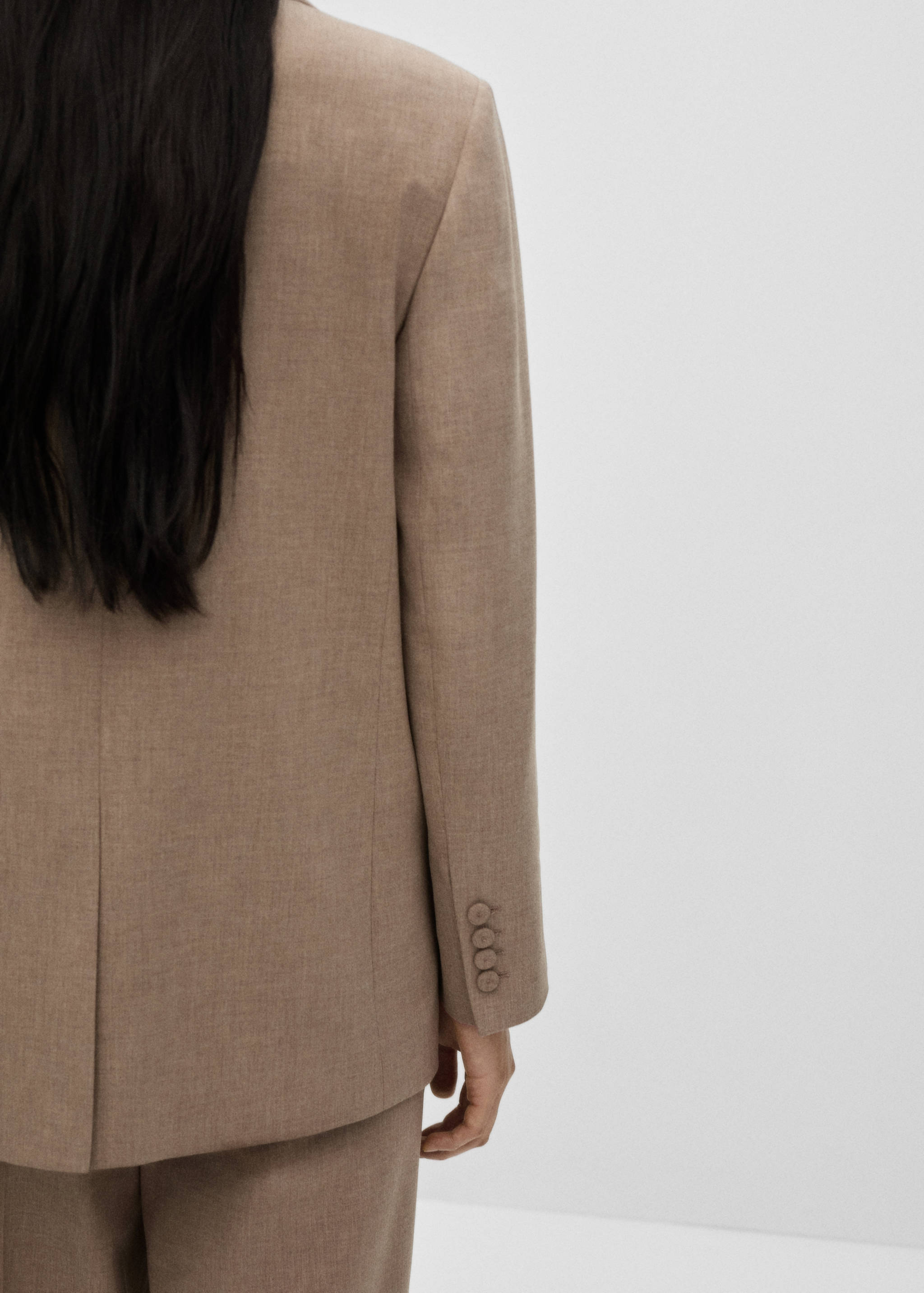 Wool suit blazer - Reverse of the article