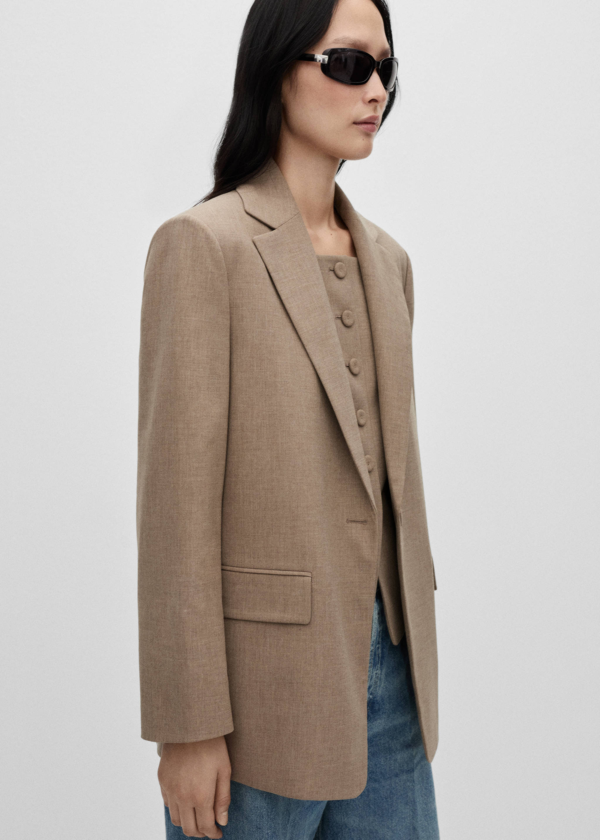 Wool suit blazer - Details of the article 3