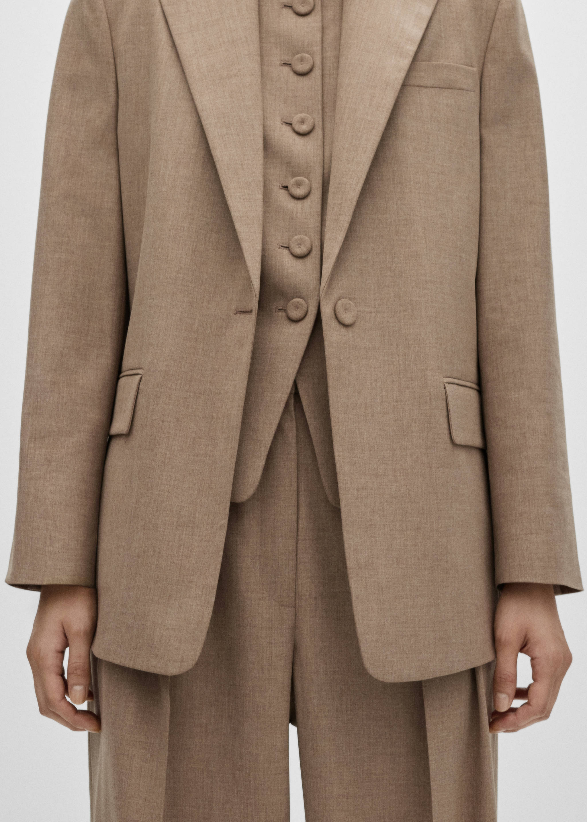 Wool suit blazer - Details of the article 4