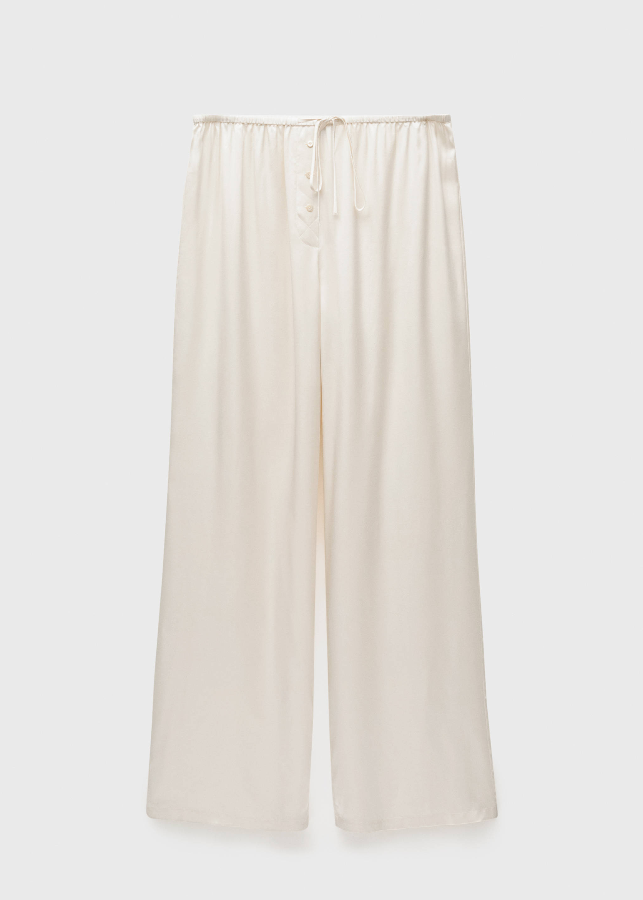 100% silk wide leg trousers - Article without model