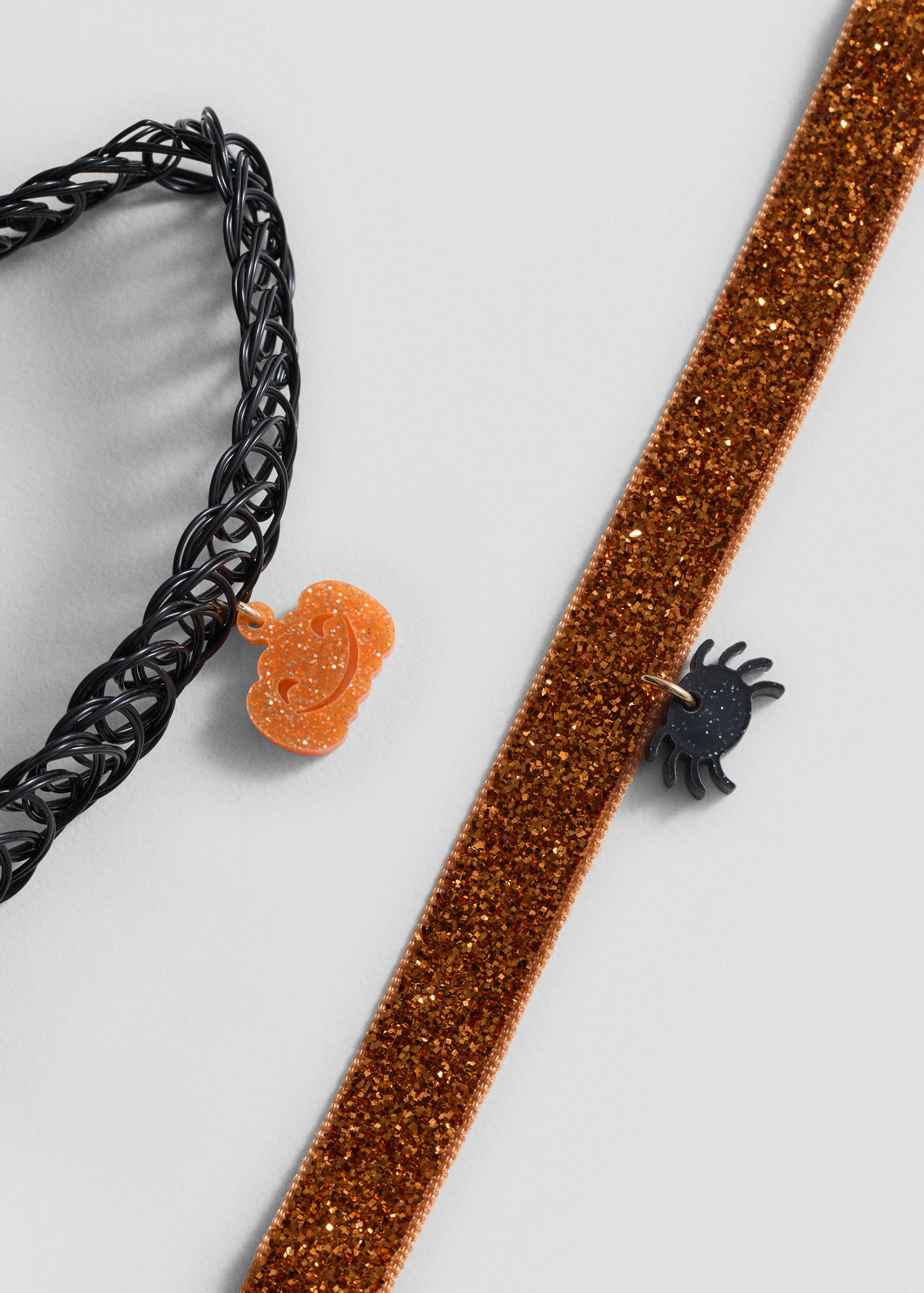 Pack 2 chokers Halloween - Plano medio