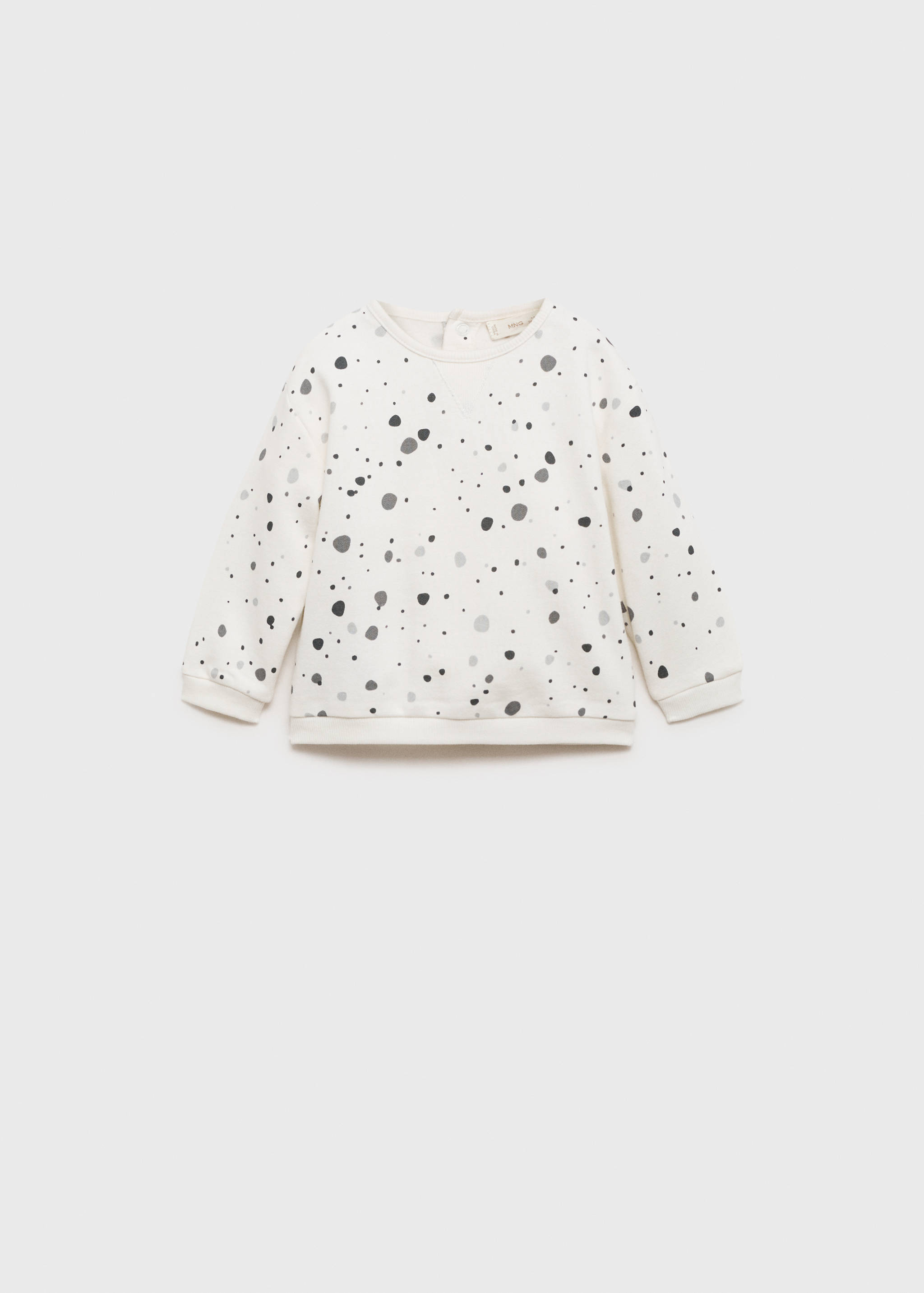 Polka-dot print sweatshirt - Article without model