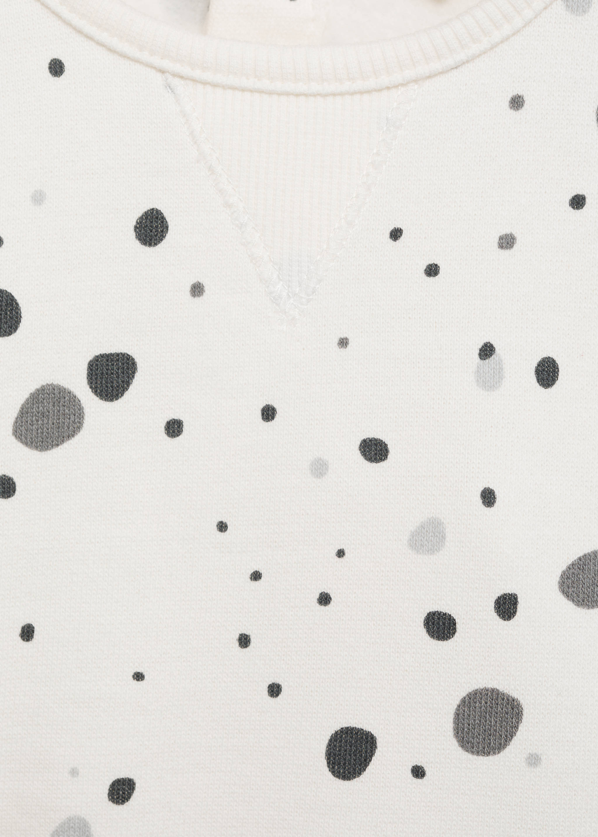 Polka-dot print sweatshirt - Details of the article 8