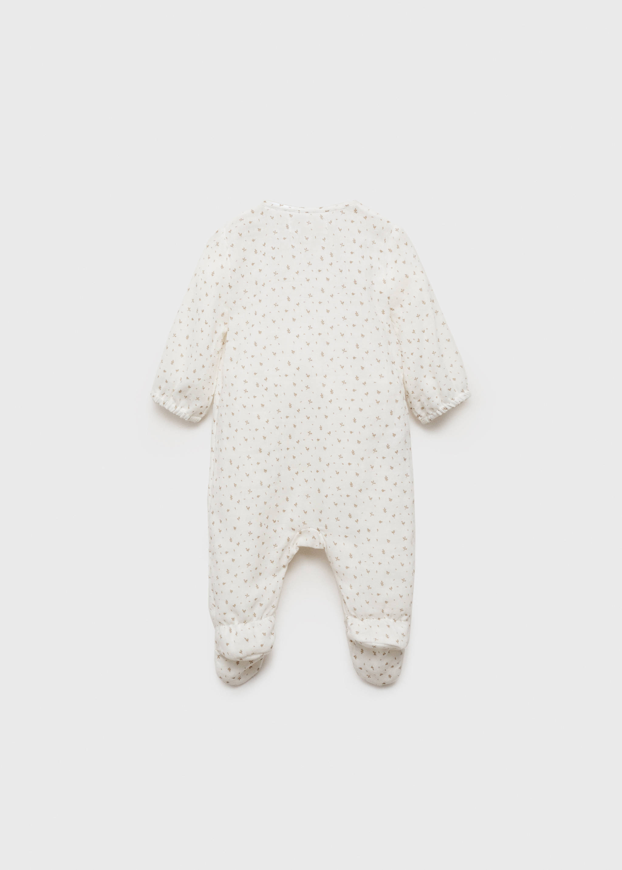 Cotton floral romper - Reverse of the article