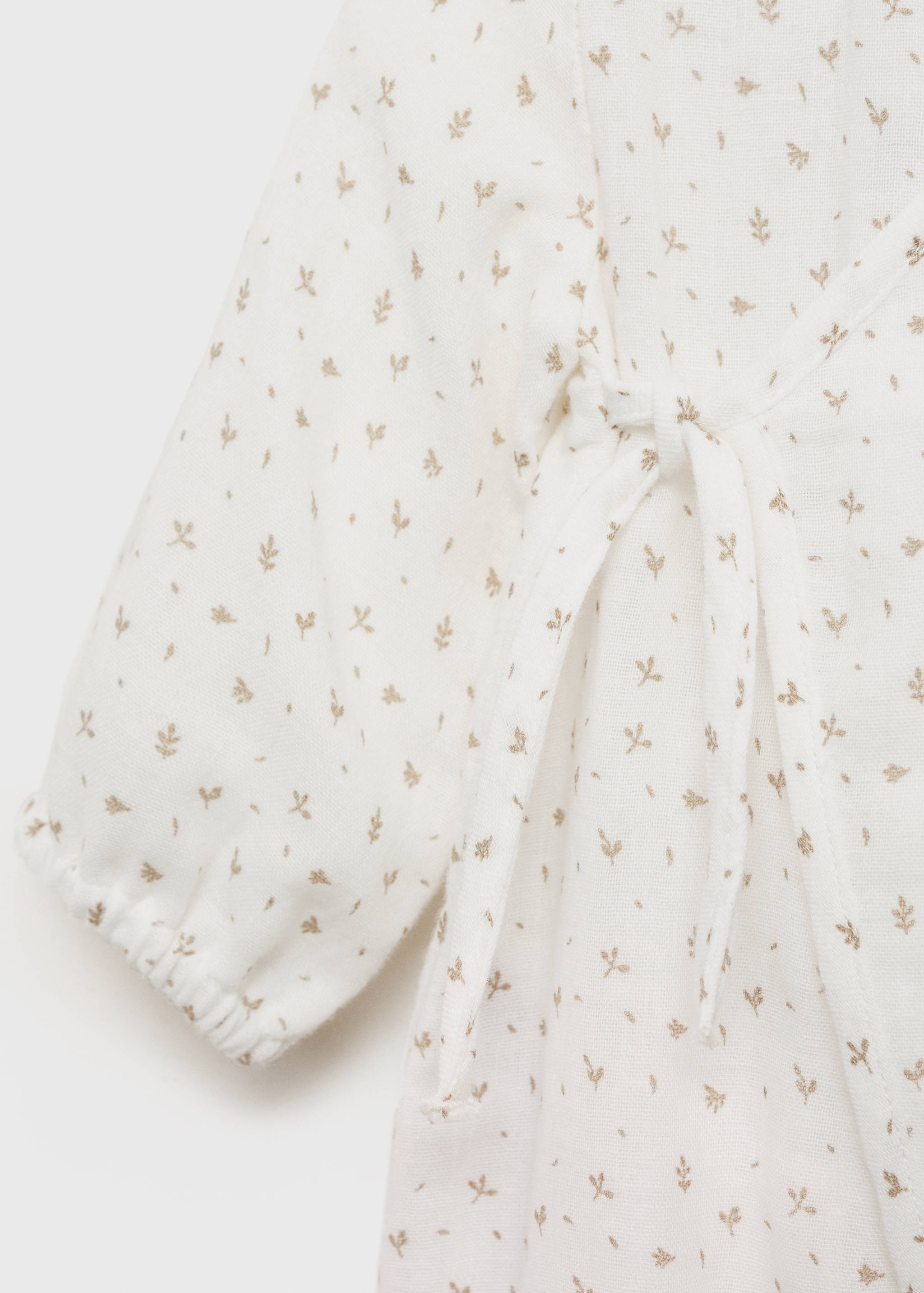 Cotton floral romper - Details of the article 8