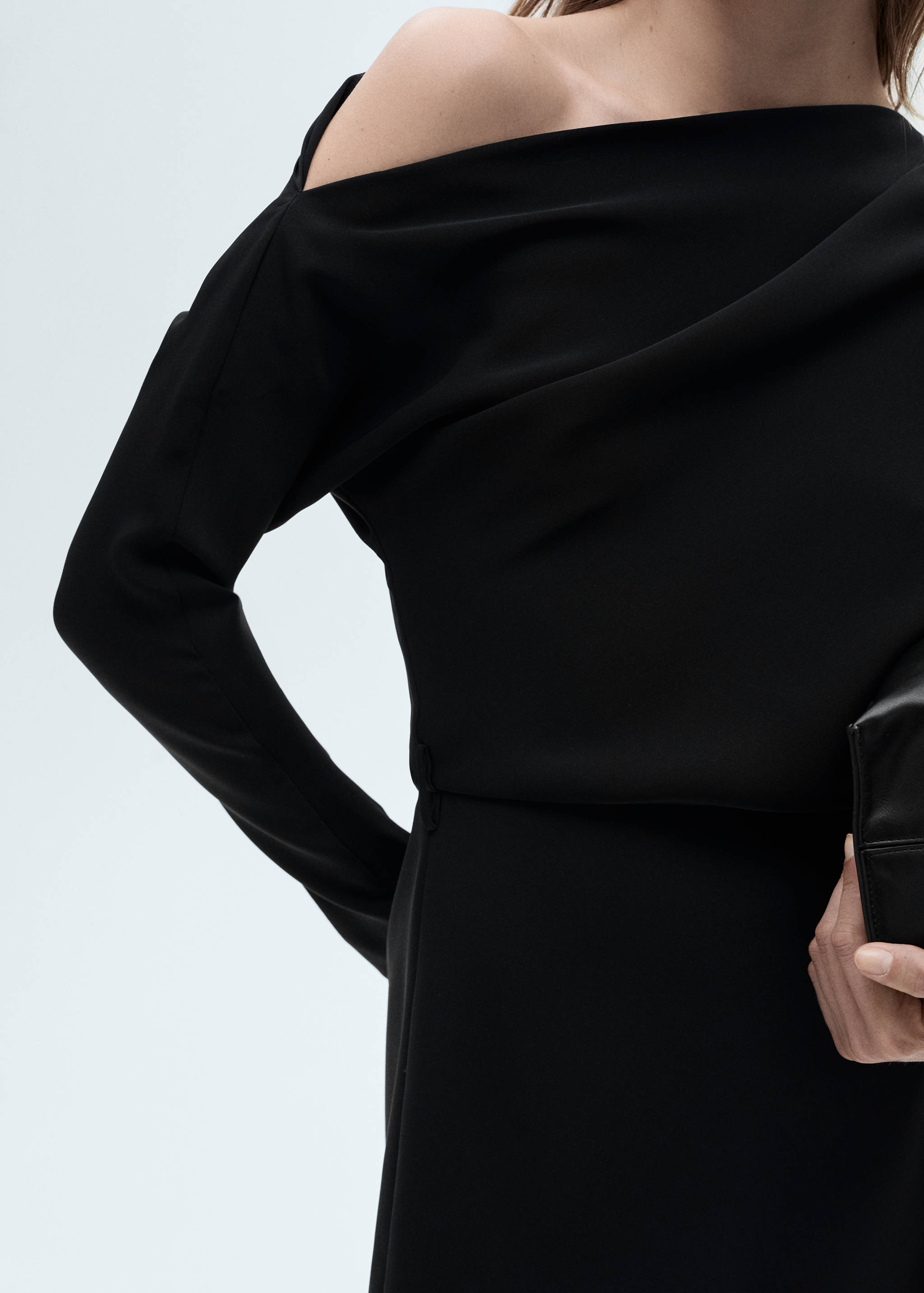 Асимметричное платье с ремнем - Деталь изделия 6