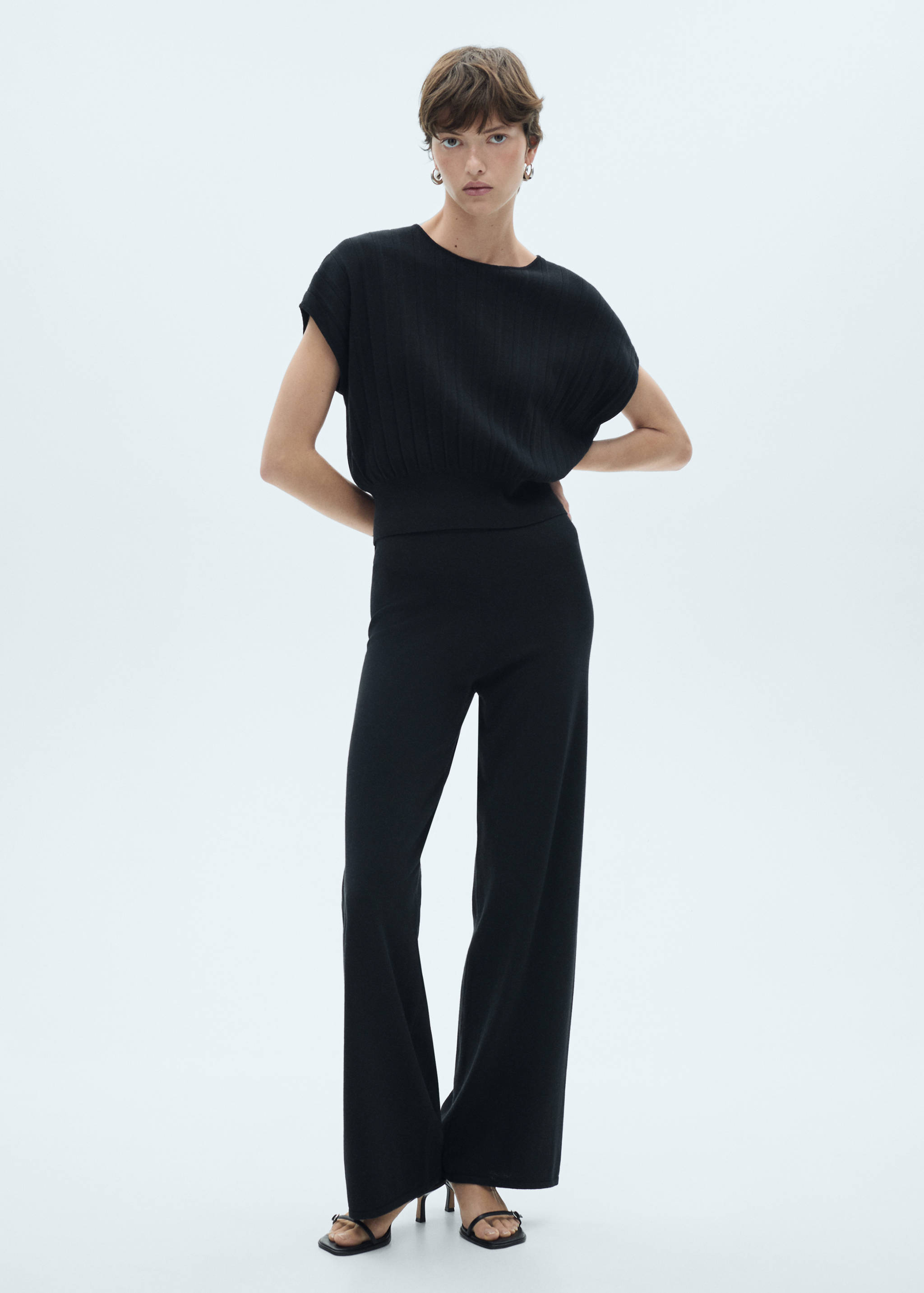 Textured knit top - General plane