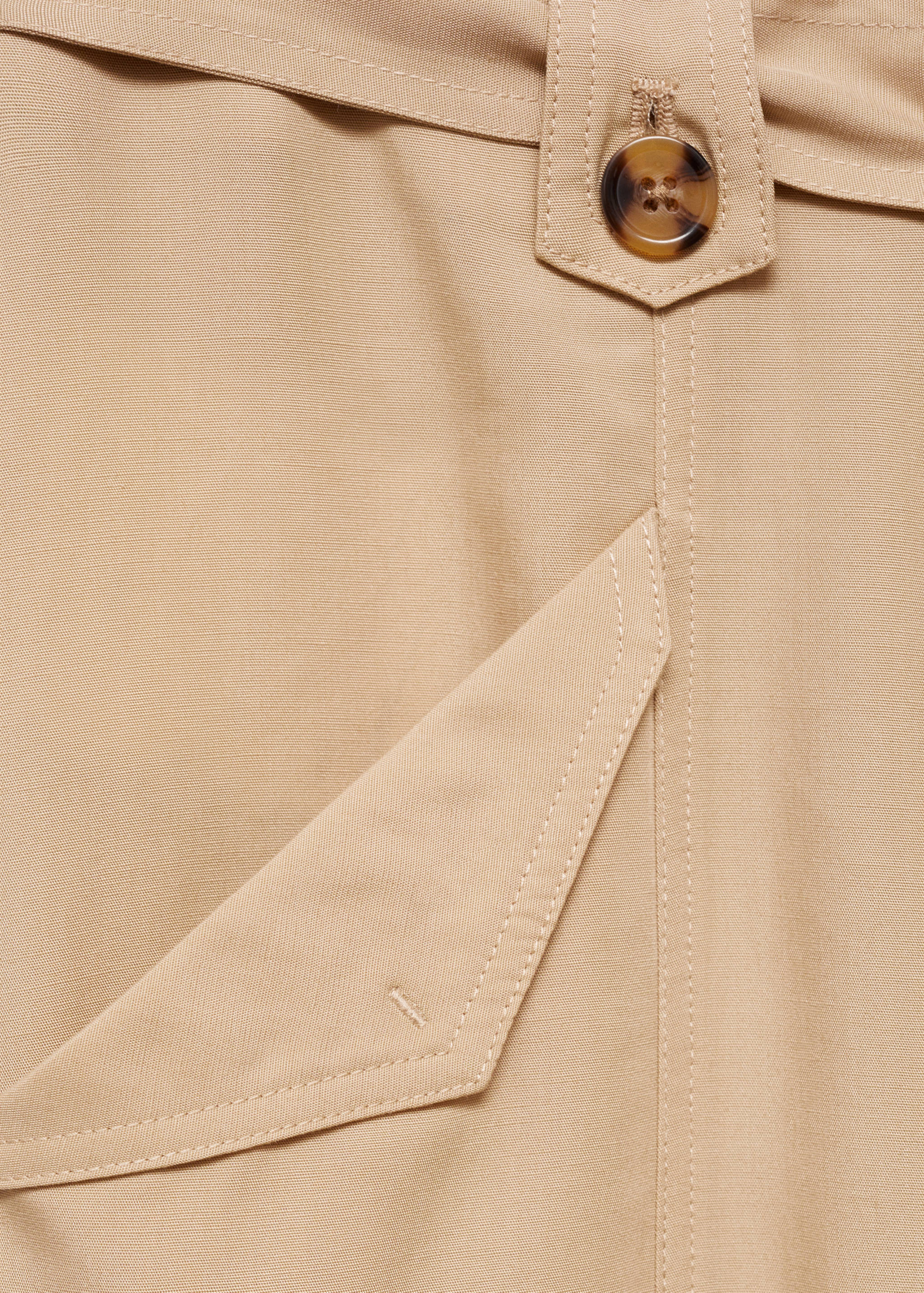 Брюки со шлевками на пуговицах и поясом - Деталь изделия 0