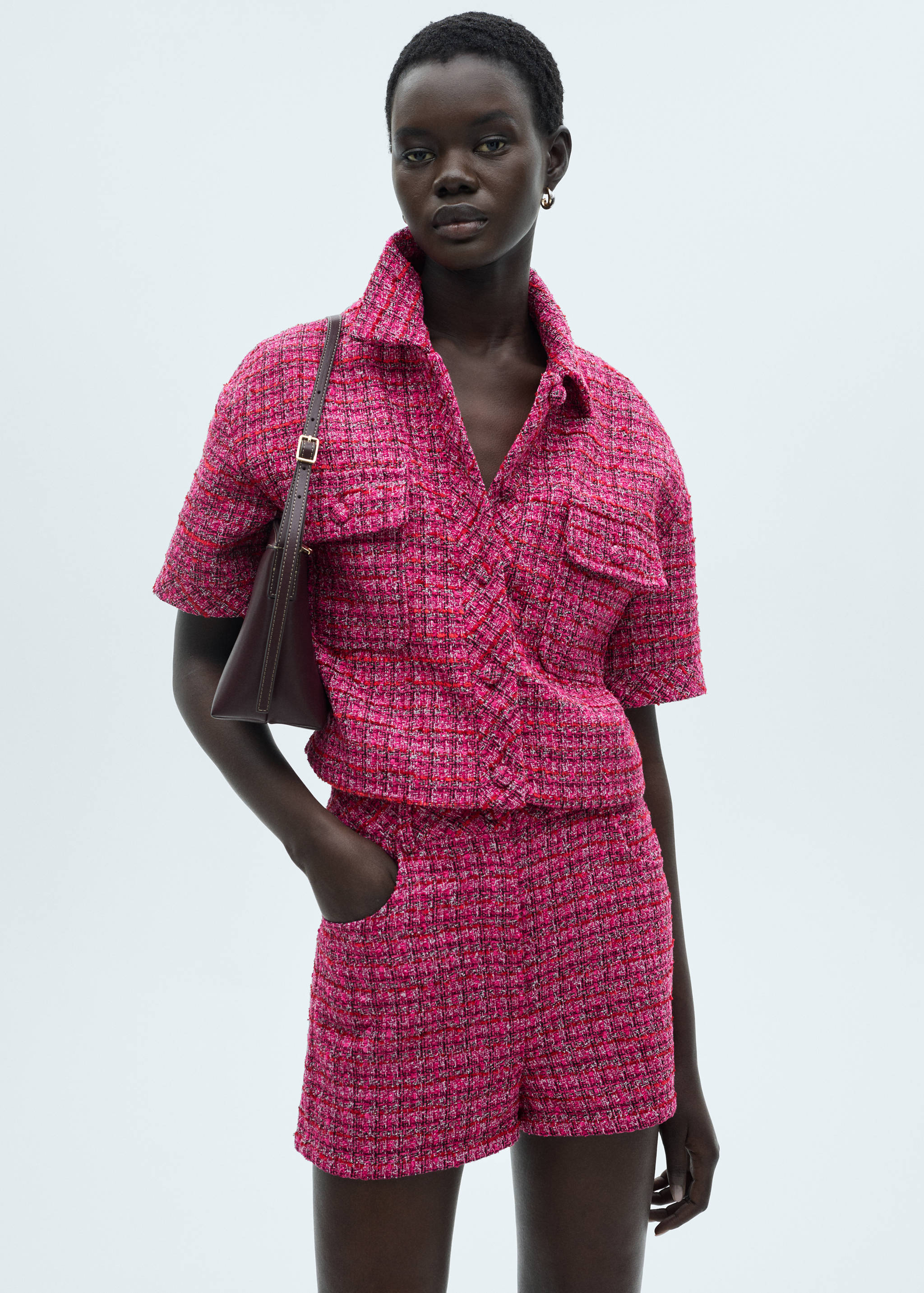 Short tweed taille normale - Détail de l'article 1