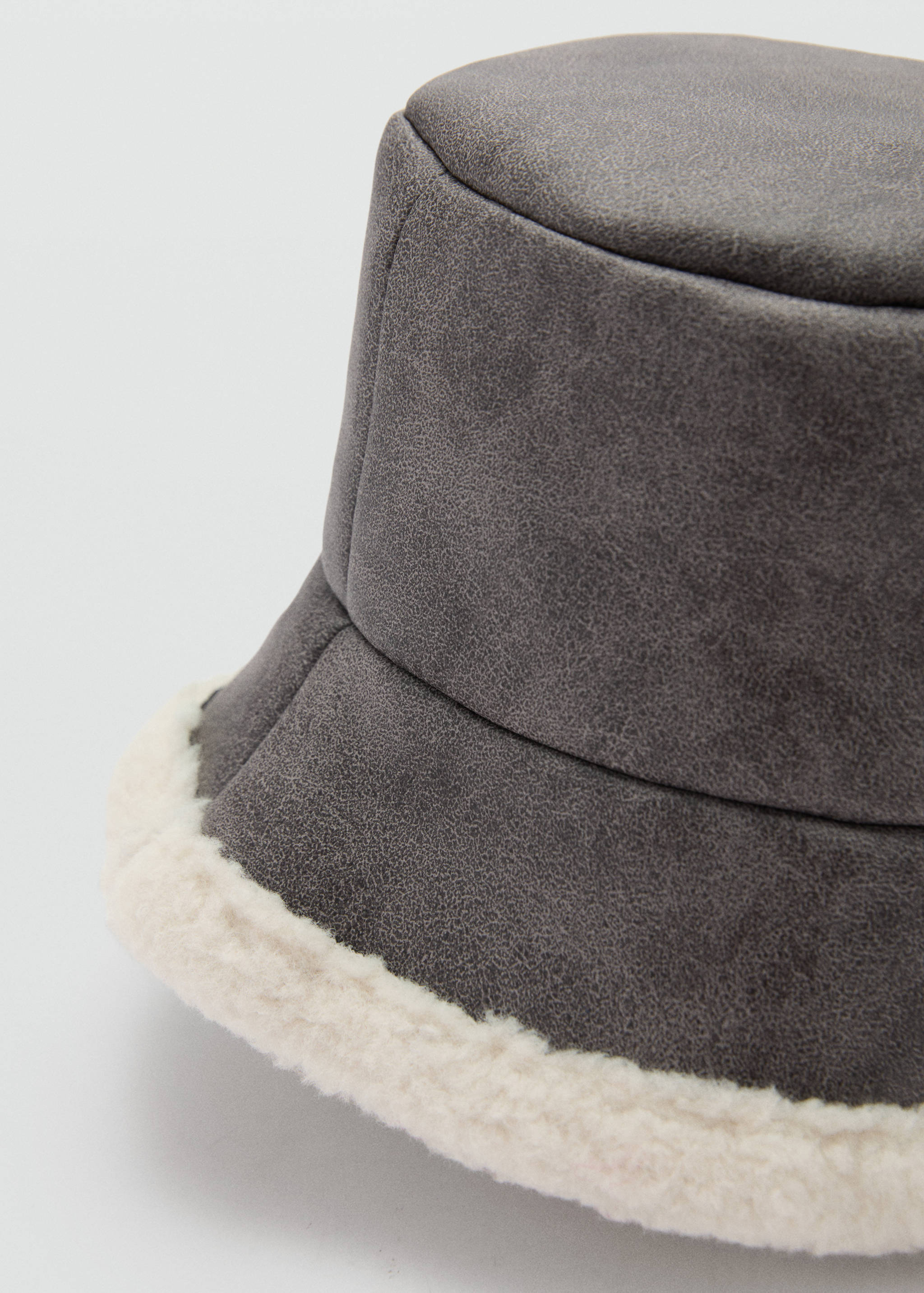 Shearling bucket hat - Medium plane