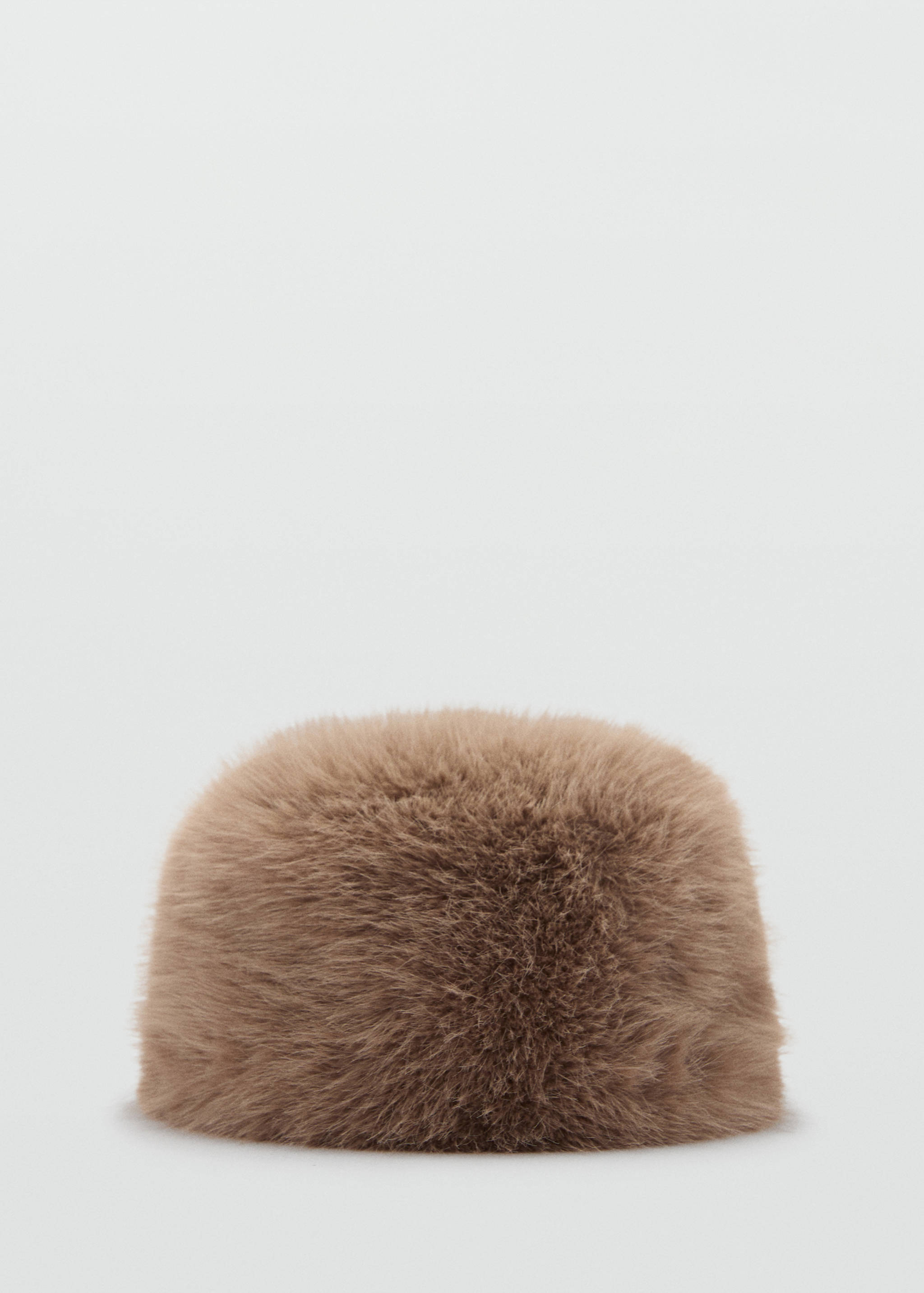 페이크 퍼 햇 - 모델 없는 상품