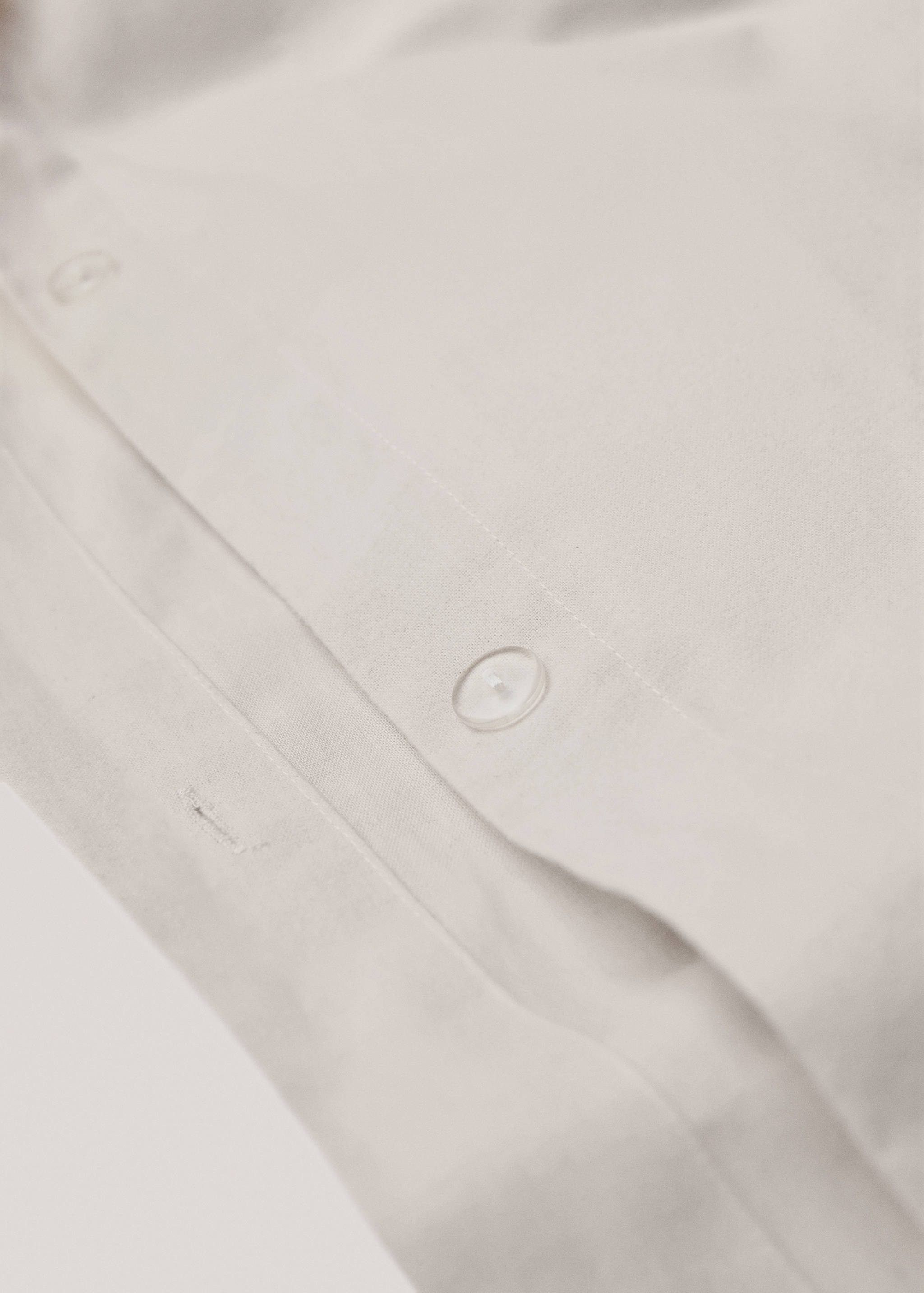 Plain flannel duvet cover for 59.1/63in bed - Details of the article 1