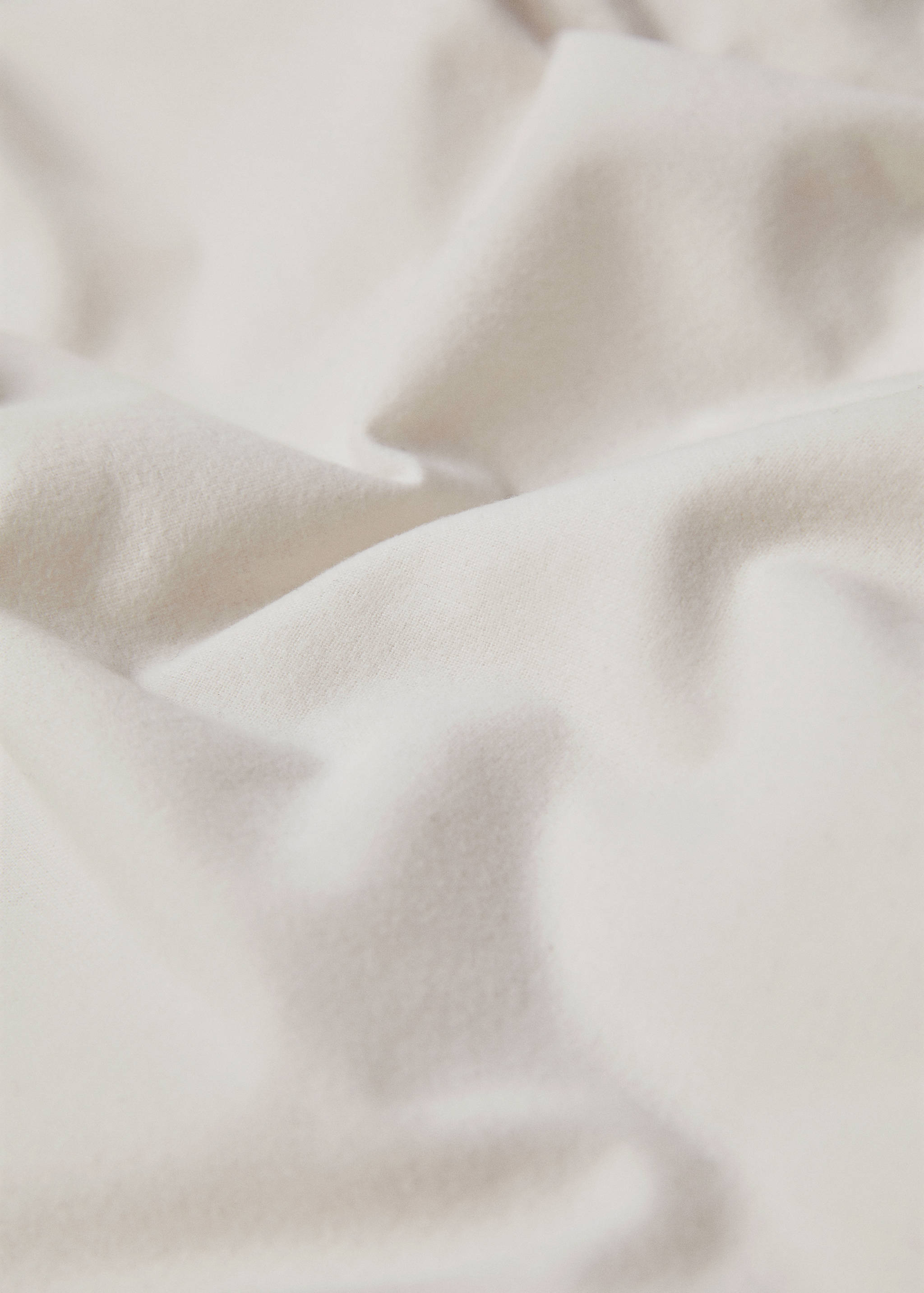 Plain flannel duvet cover for 59.1/63in bed - Details of the article 2