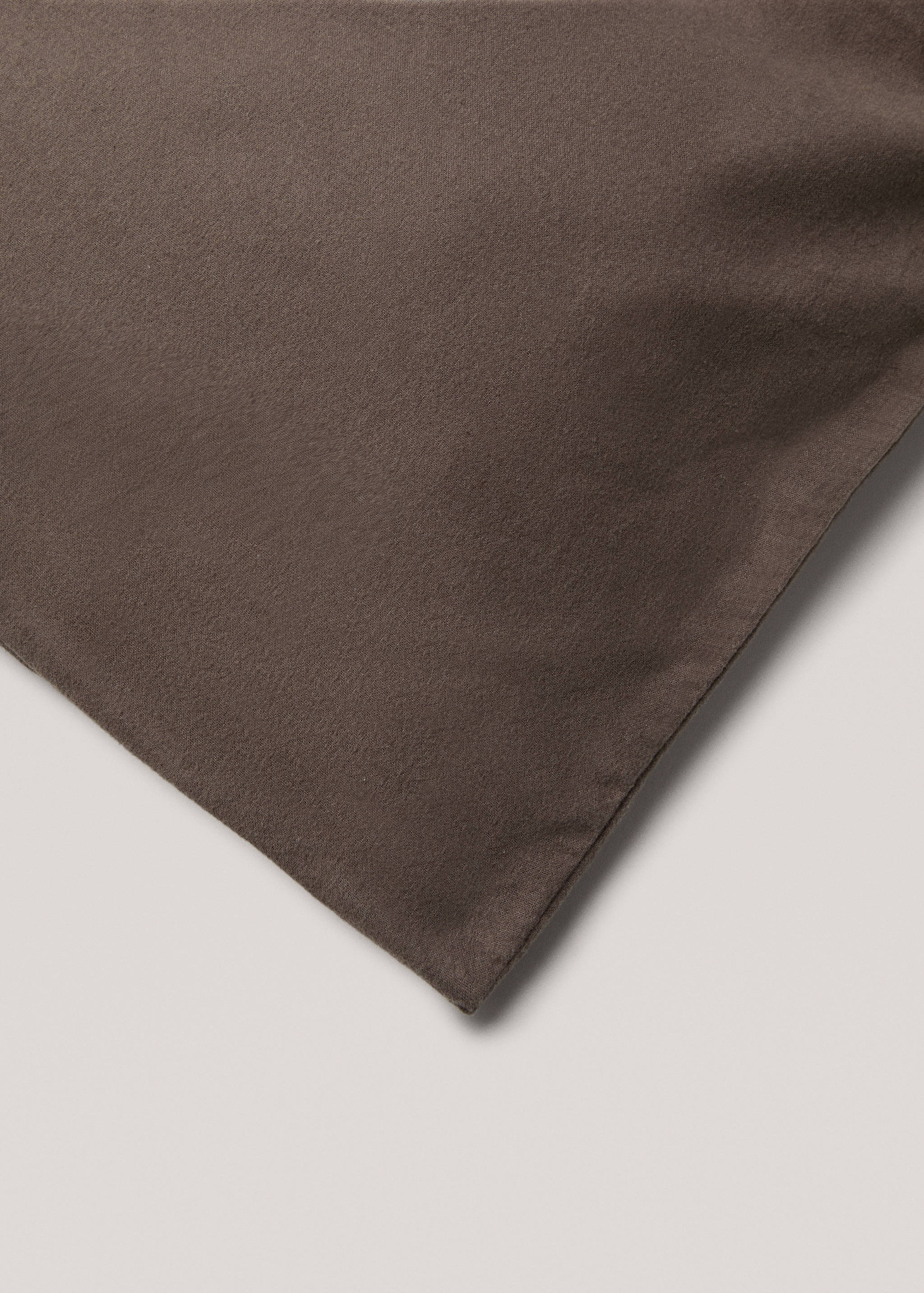 Plain flannel duvet cover for 59.1/63in bed - Details of the article 3