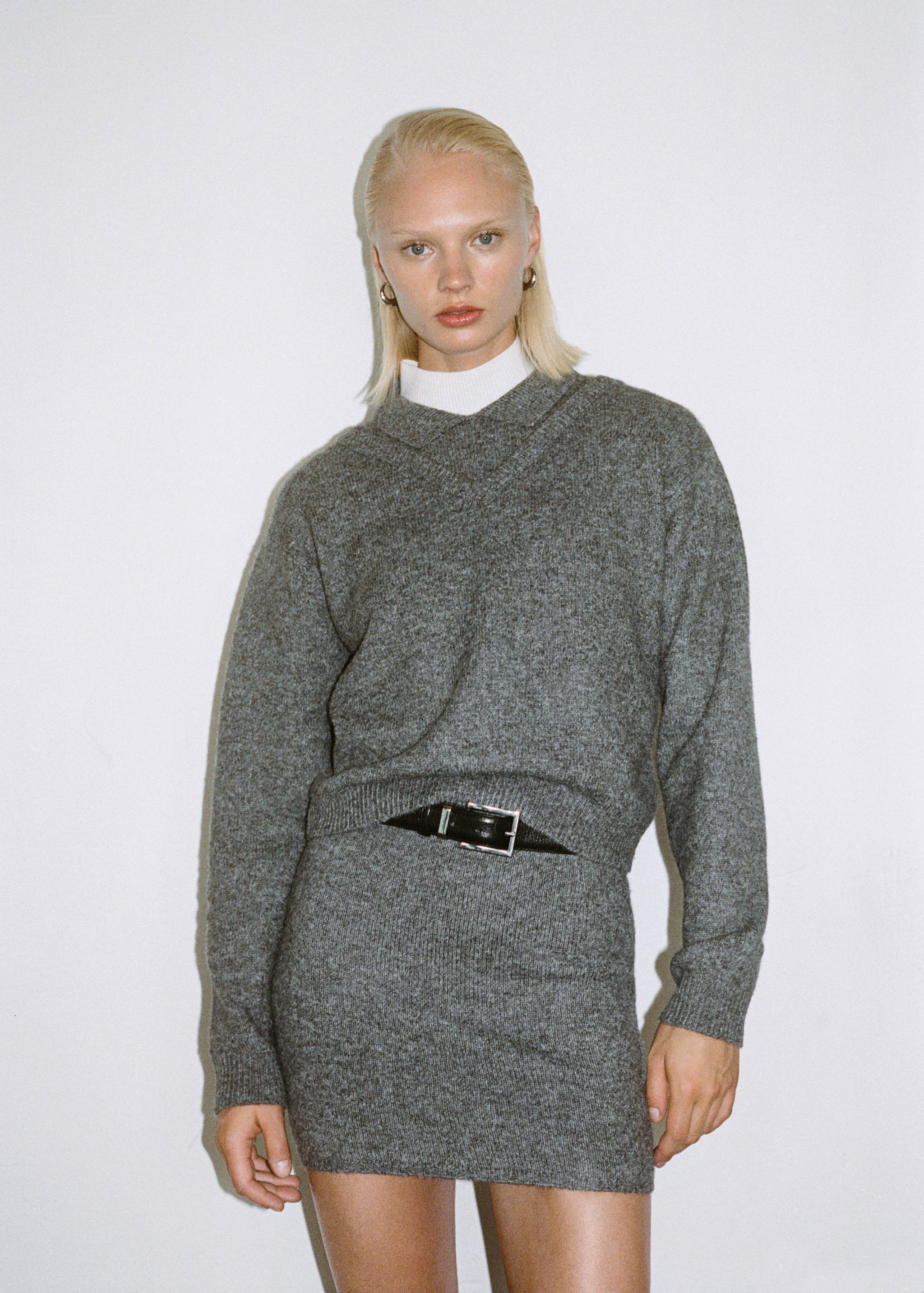 Pull-over col chemise combiné - Détail de l'article 7