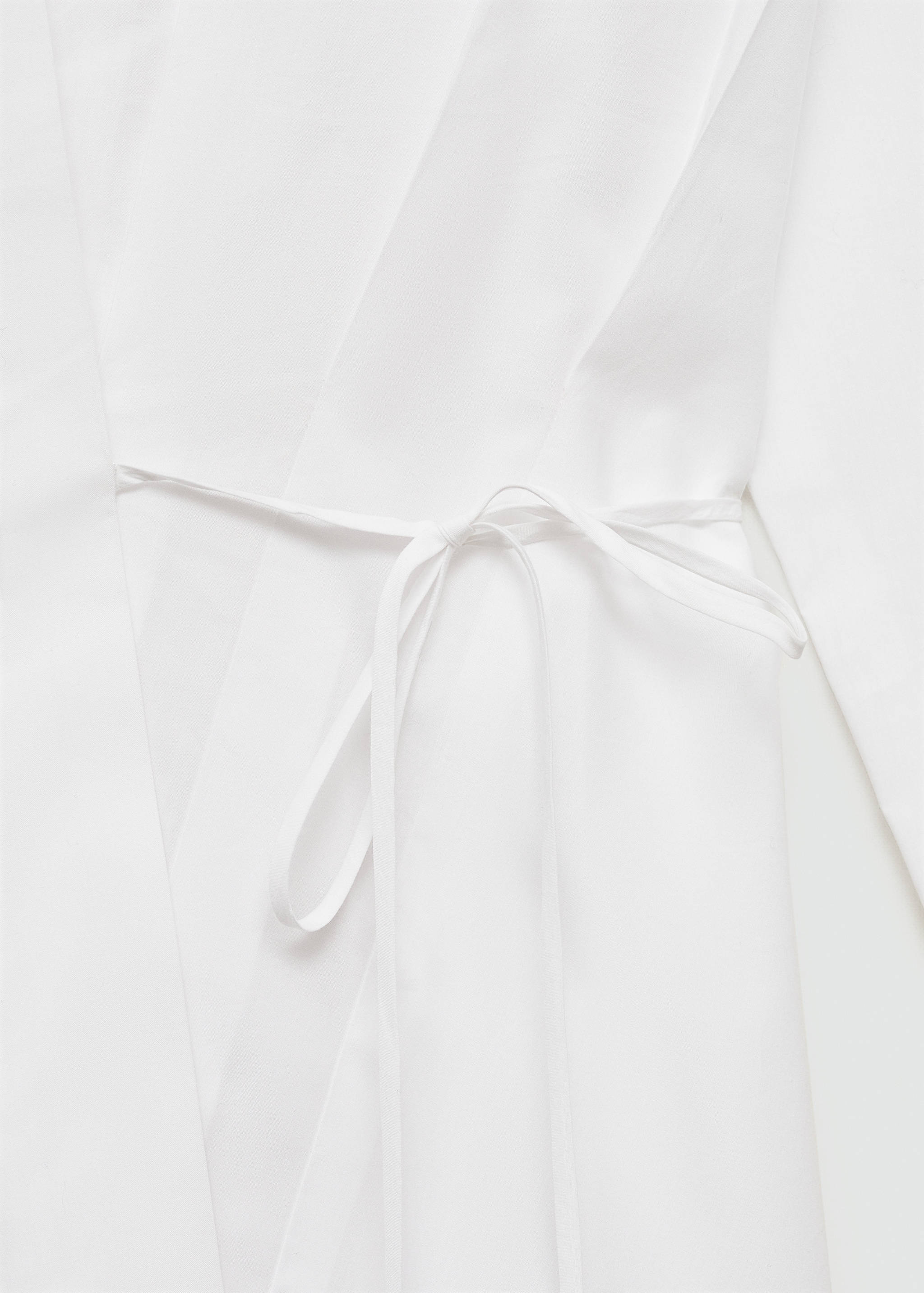 Cross-knotted lyocell shirt - Details of the article 0