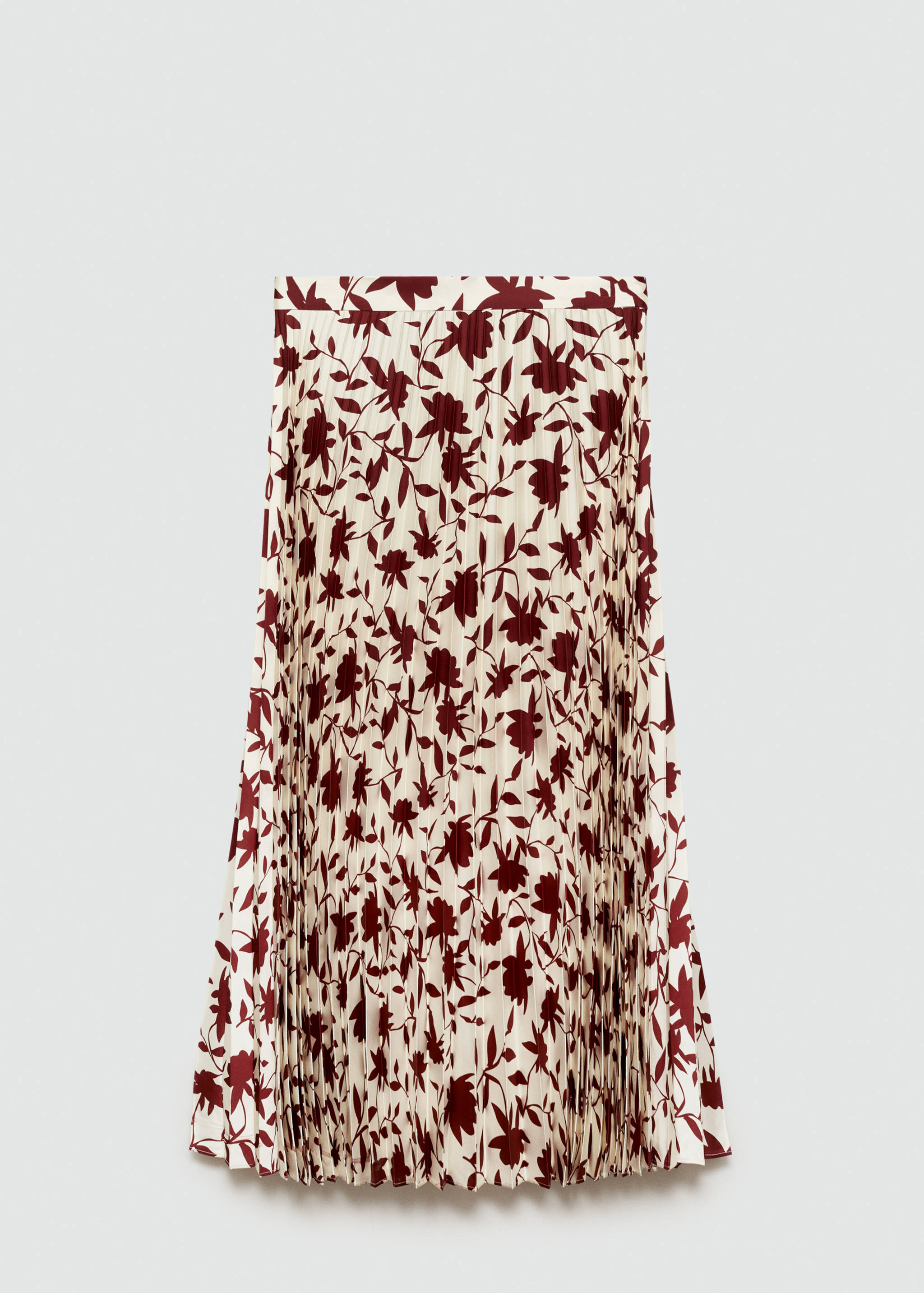 Jupe plissée en imprimé floral - Article sans modèle