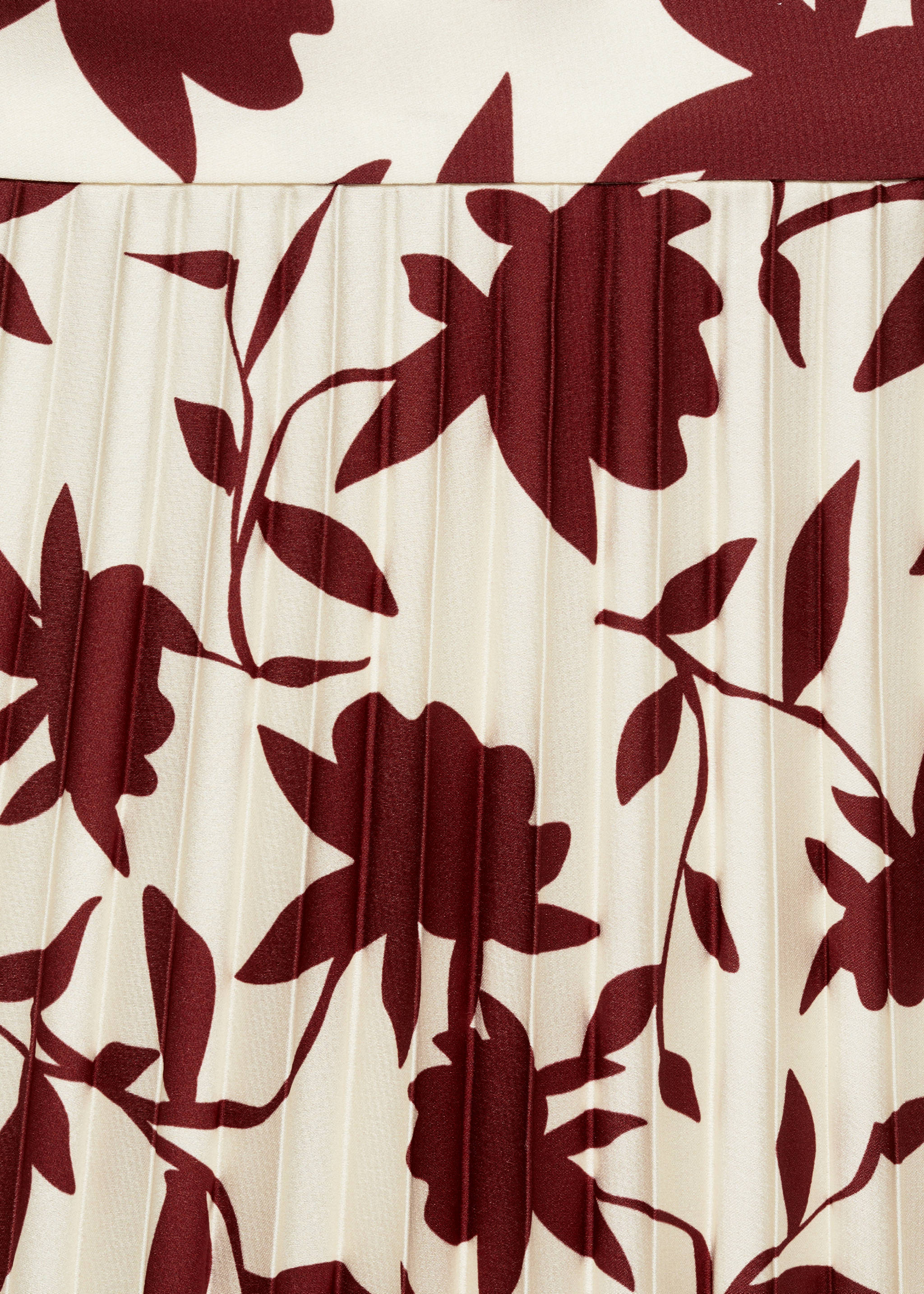 Jupe plissée en imprimé floral - Détail de l'article 8