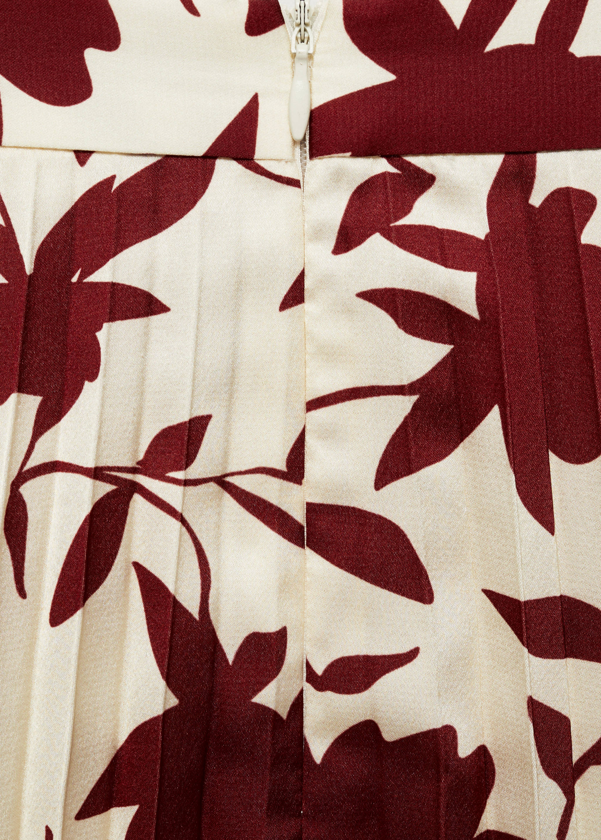 Jupe plissée en imprimé floral - Détail de l'article 0