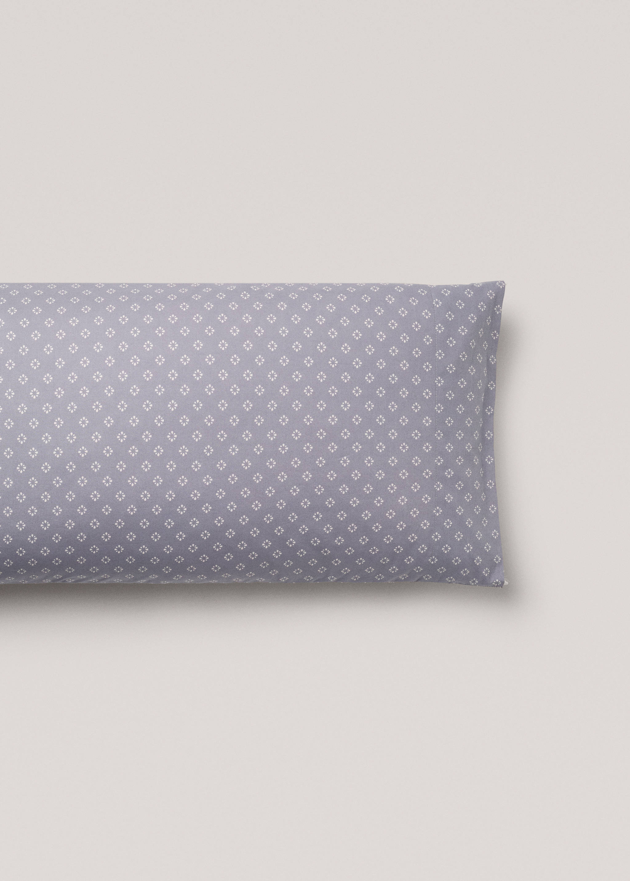 Taie d'oreiller coton imprimé 45x110 cm - Article sans modèle