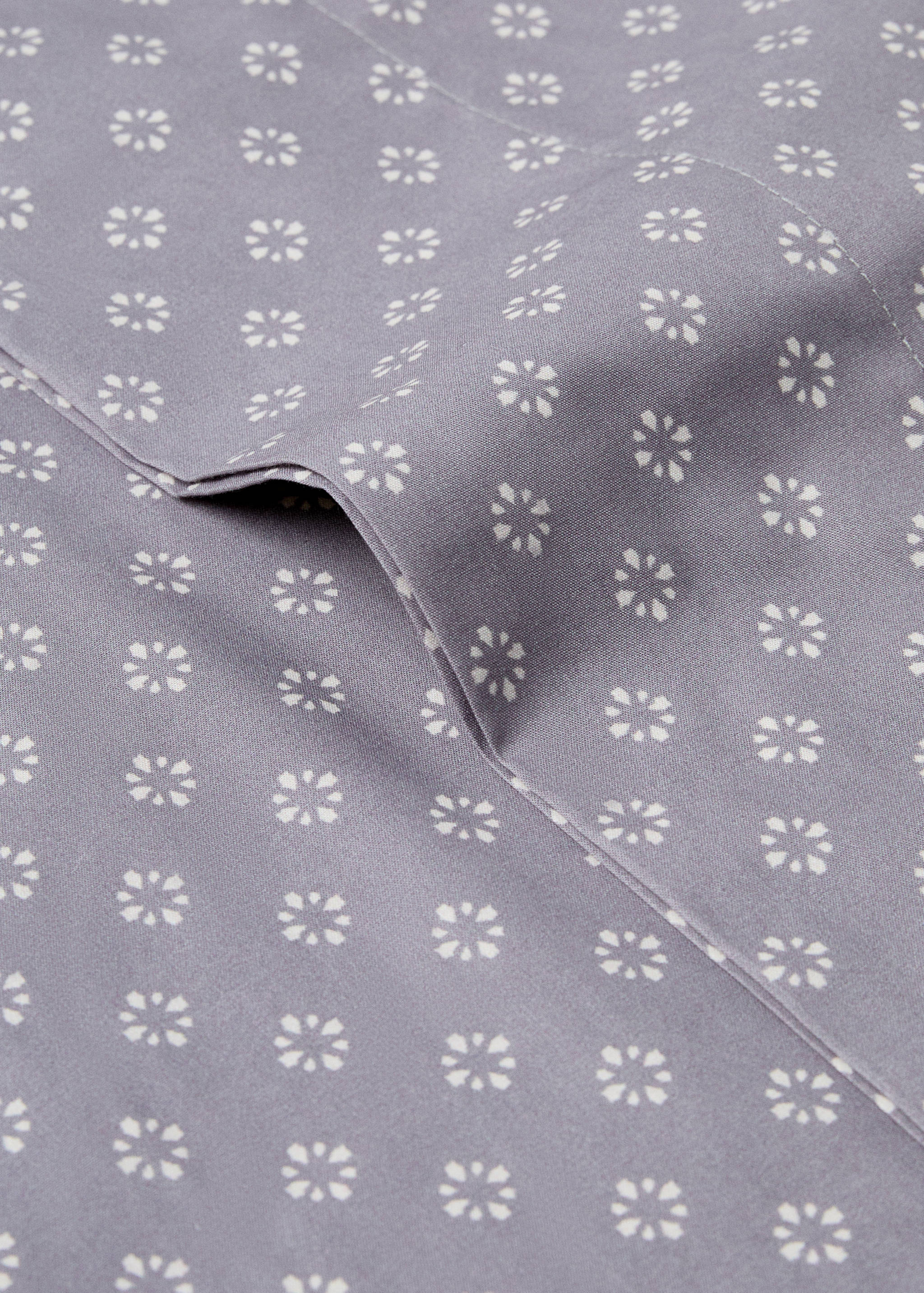 Taie d'oreiller coton imprimé 45x110 cm - Détail de l'article 1