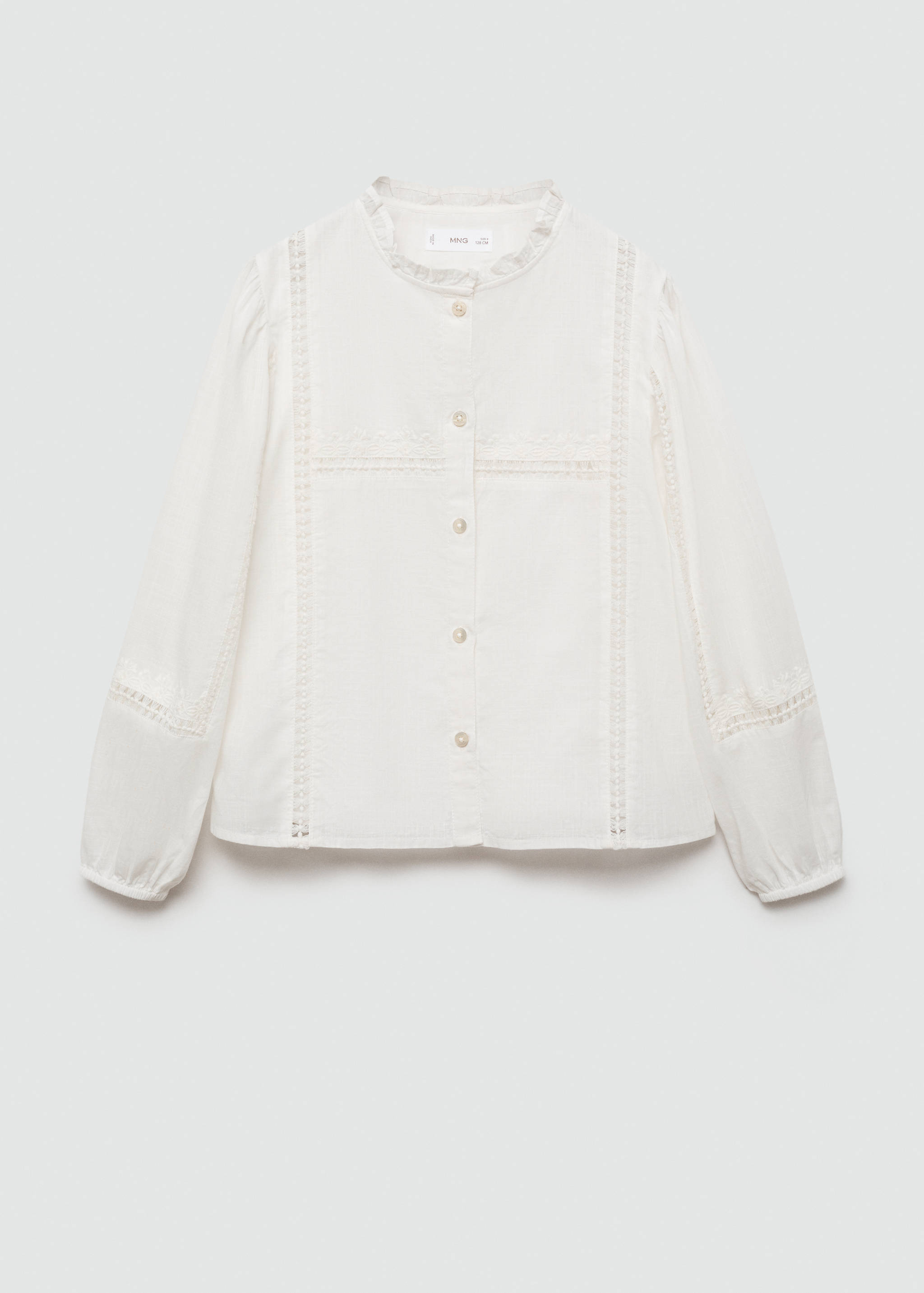 Embroidered details blouse - Article without model