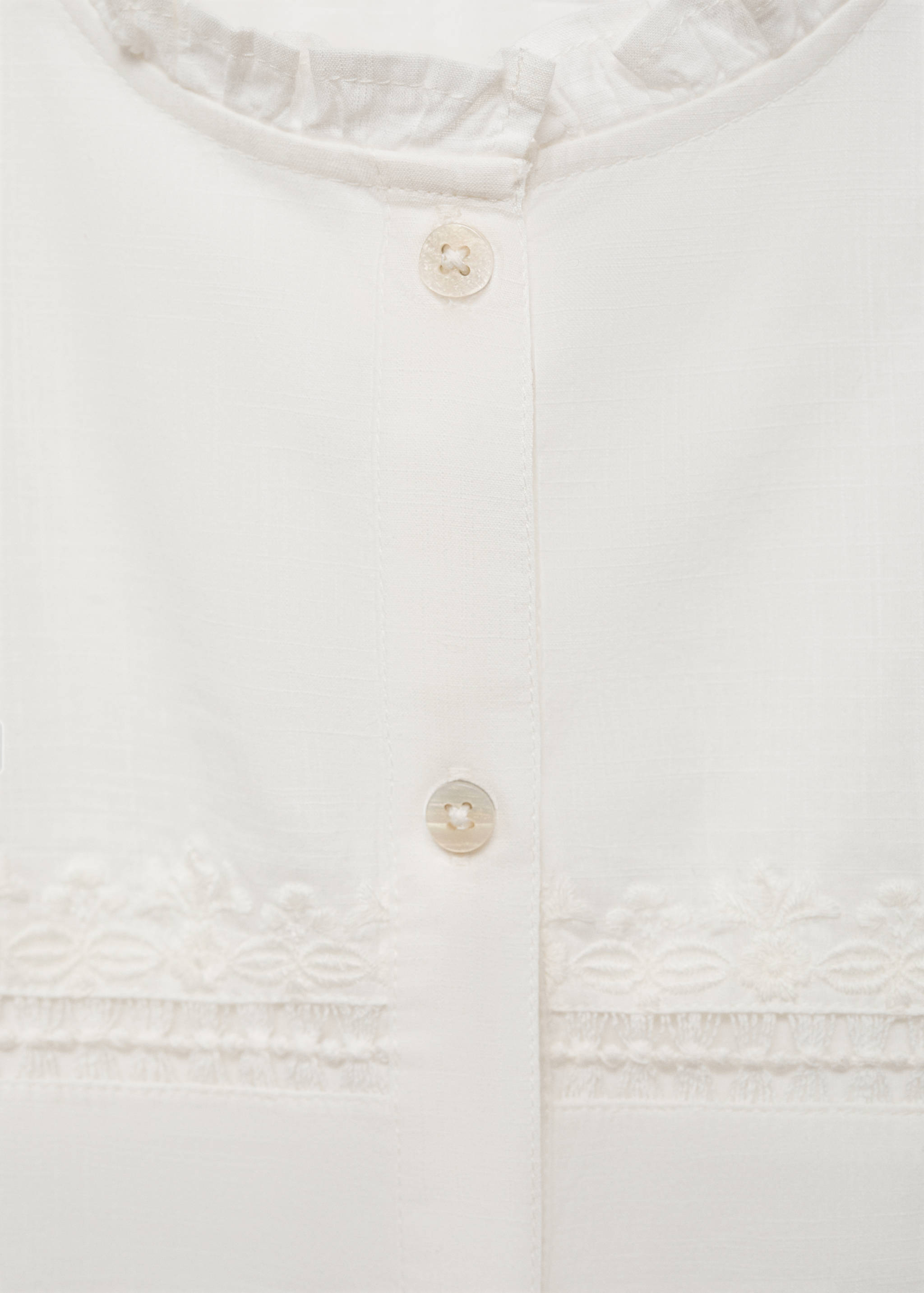 Embroidered details blouse - Details of the article 8