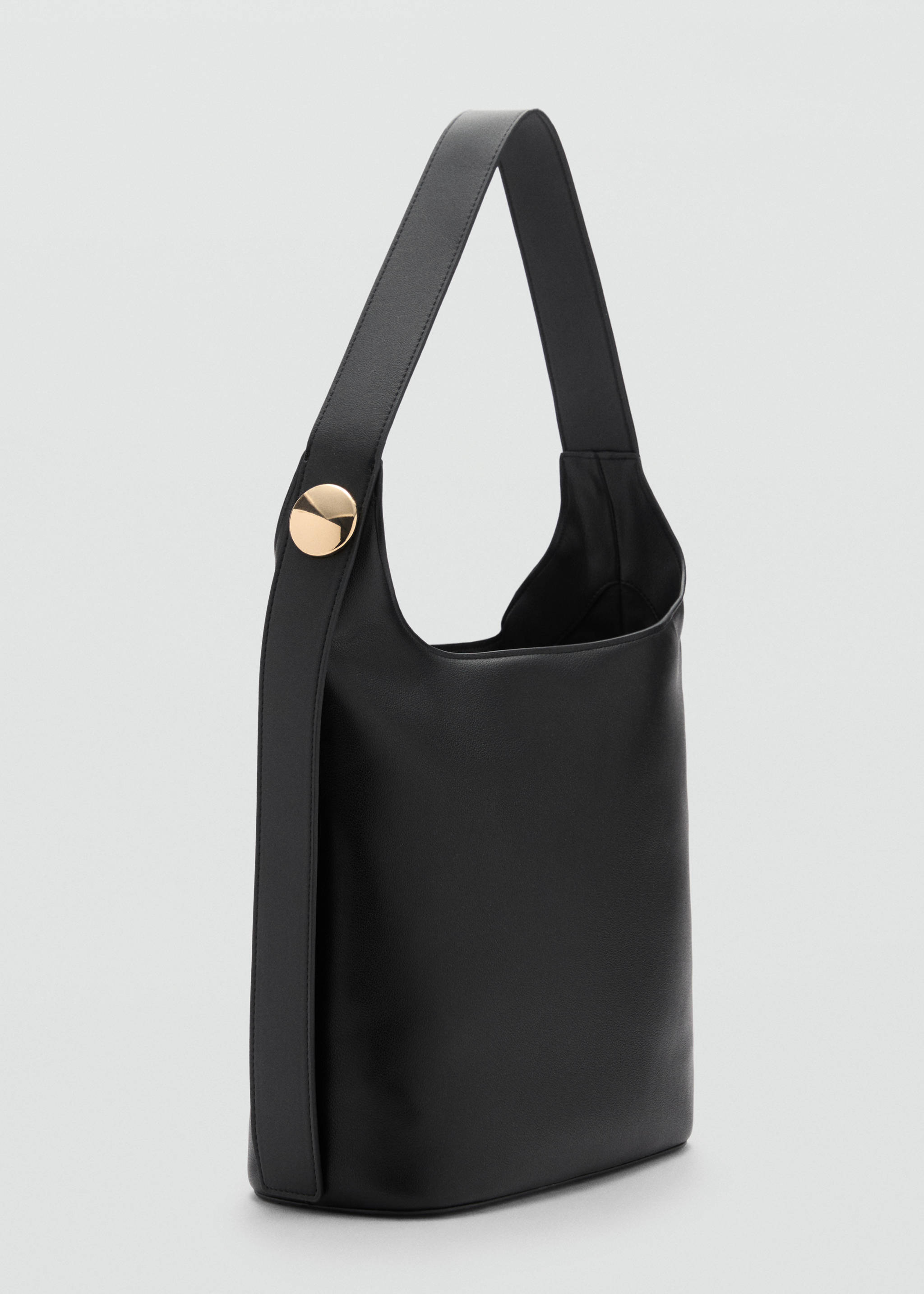 Shopper bag with metallic detail - Medium plane