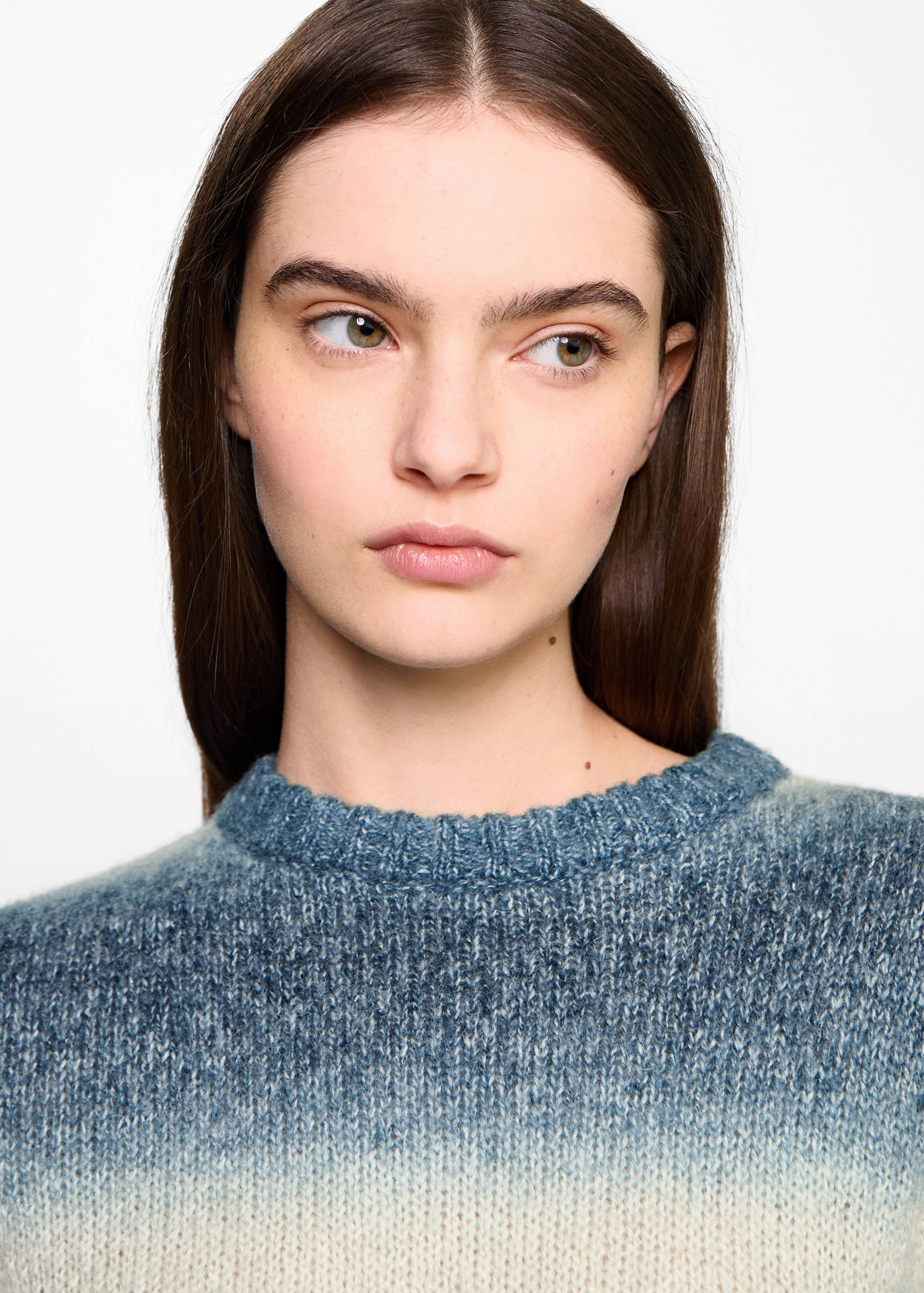 Striped sweater dress - Details of the article 1