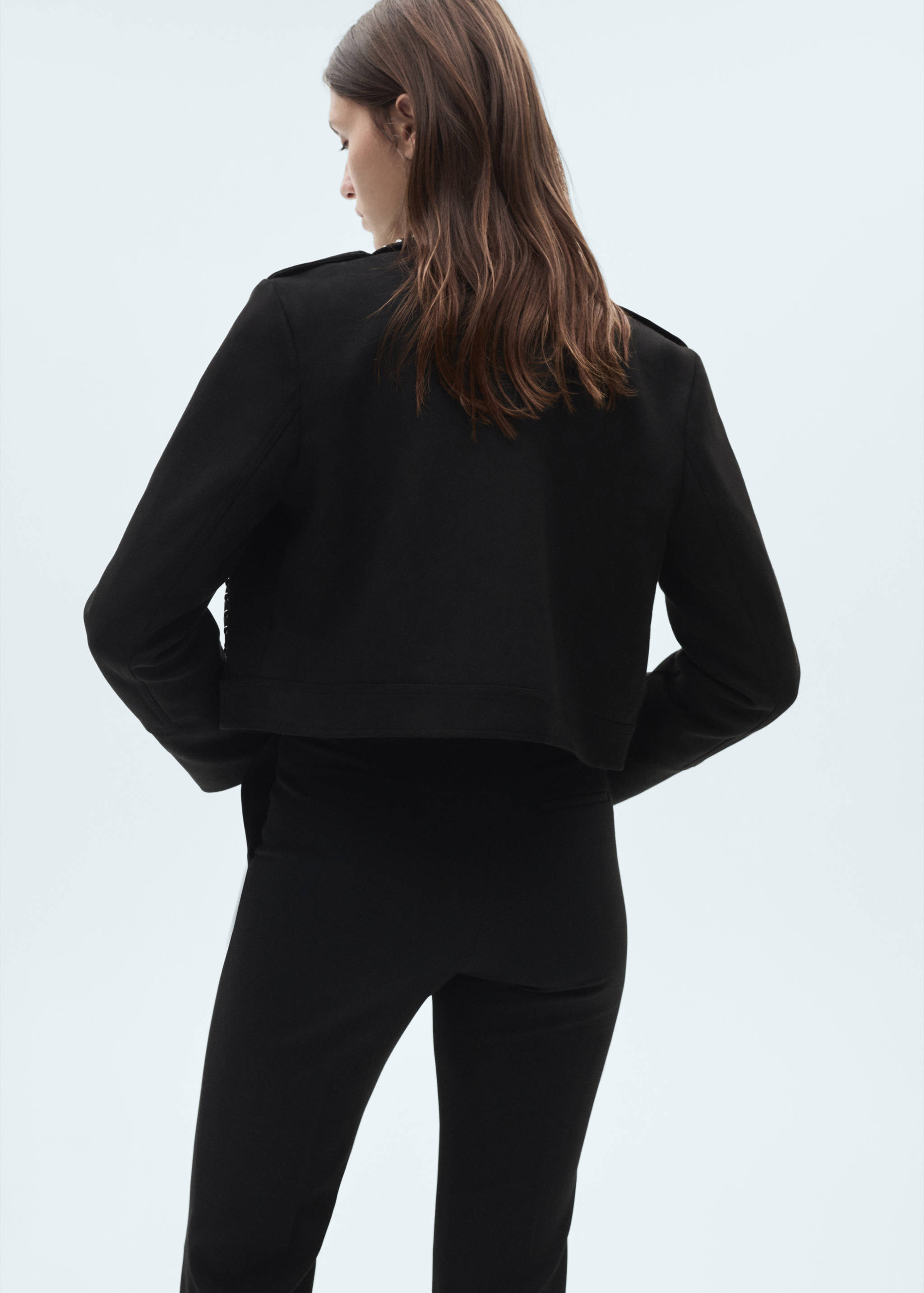 Jacket with stud detail - Reverse of the article