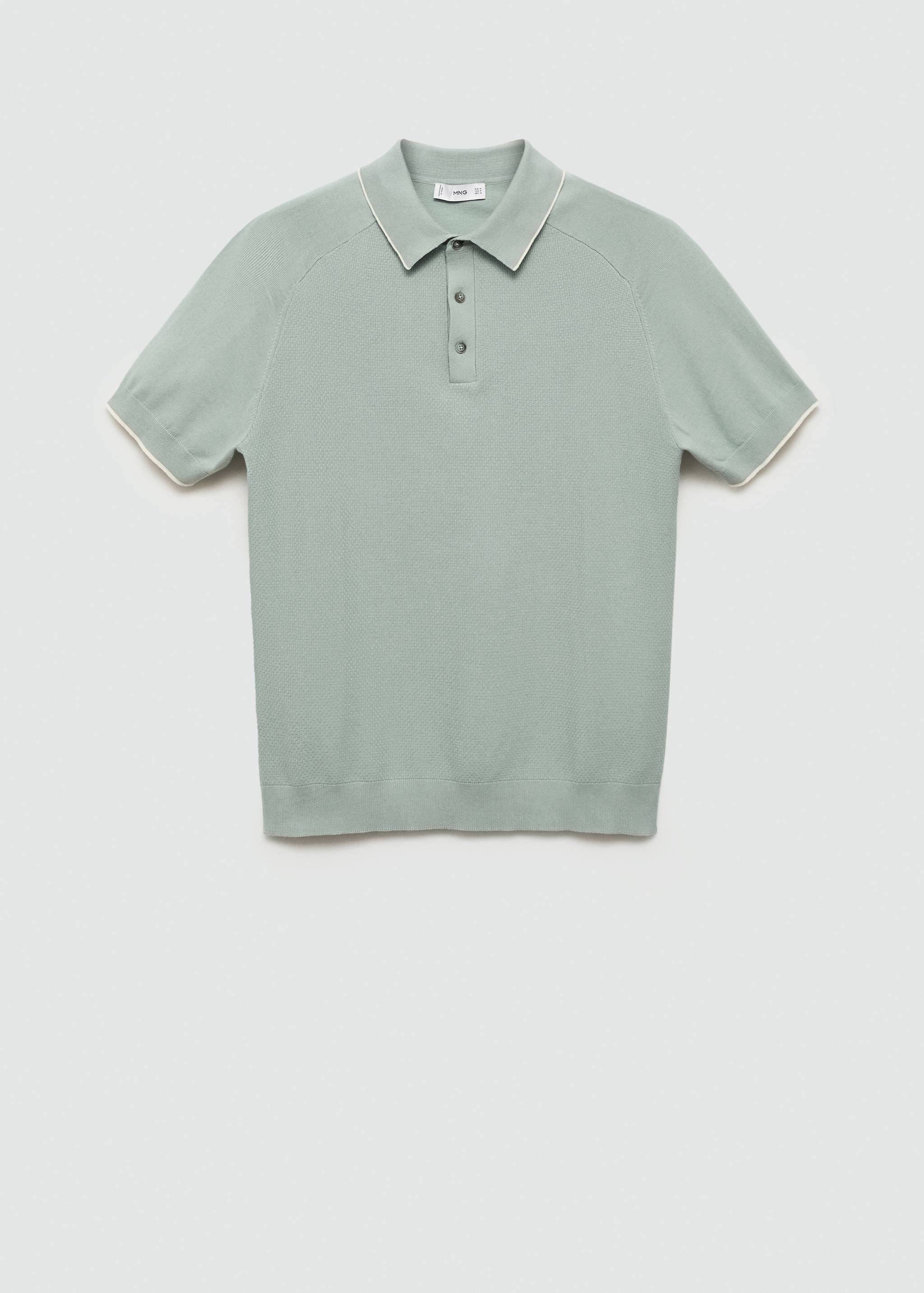 Fine knit polo shirt - Article without model
