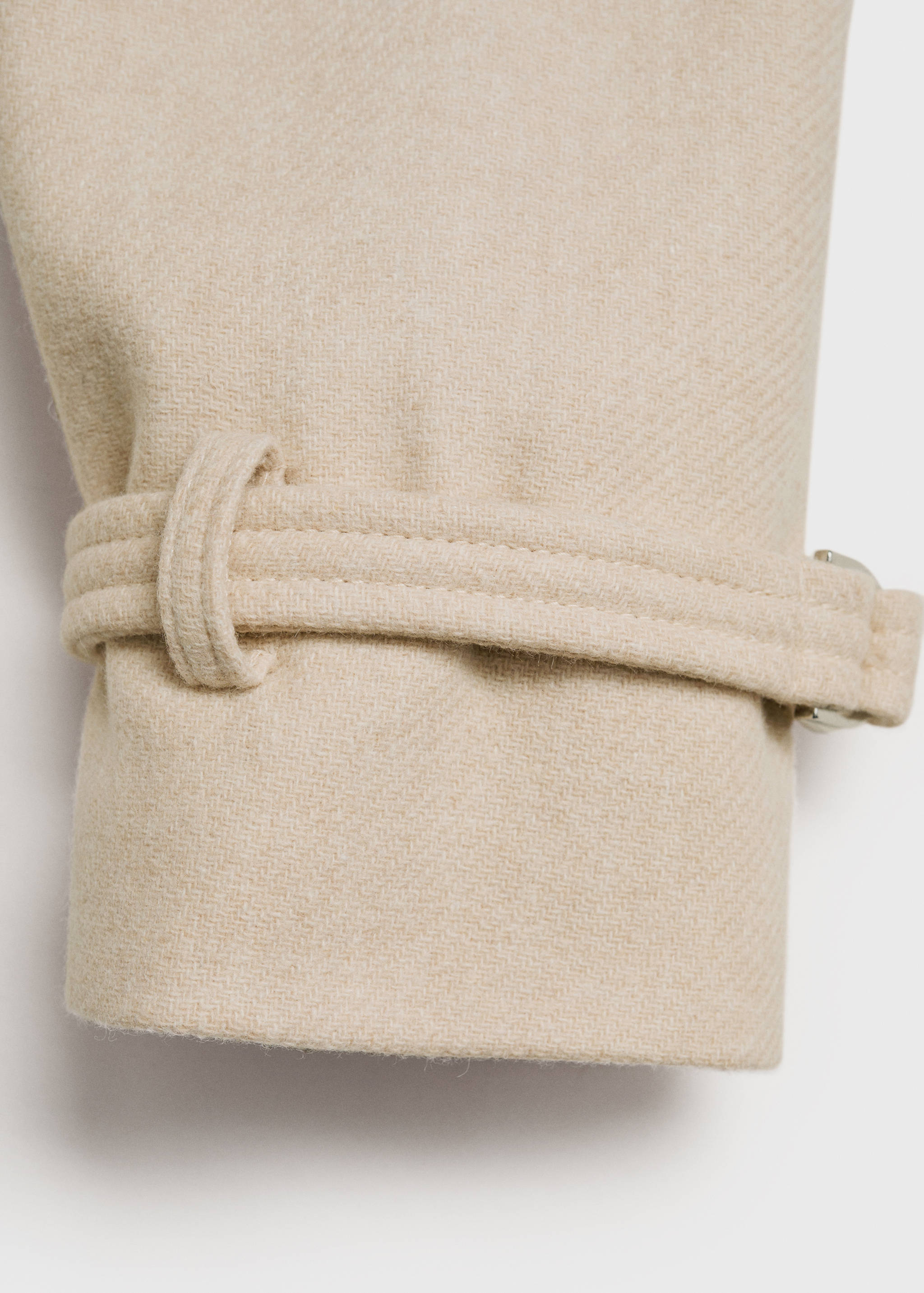 Manteco wool coat with oversized lapels - Details of the article 0