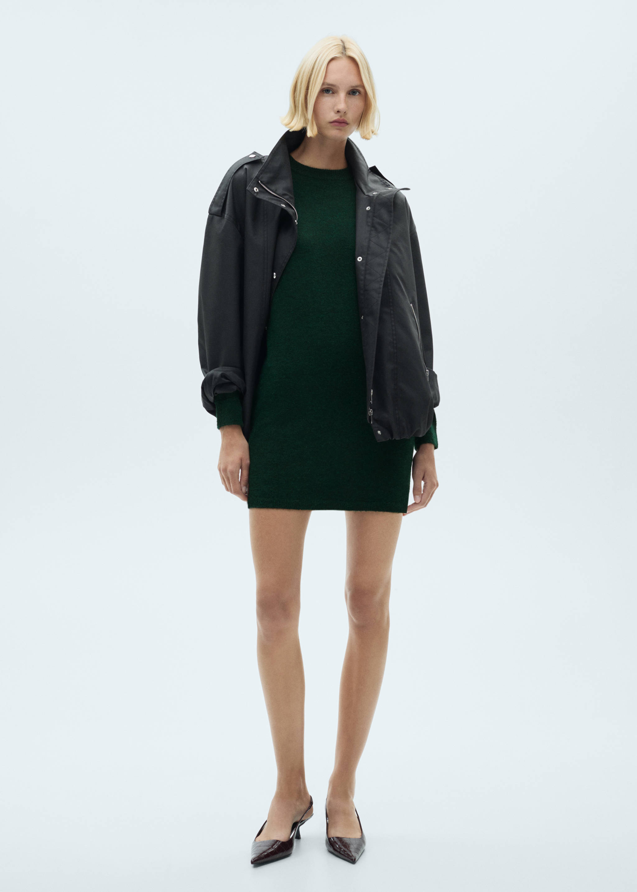 Knitted shift dress - General plane