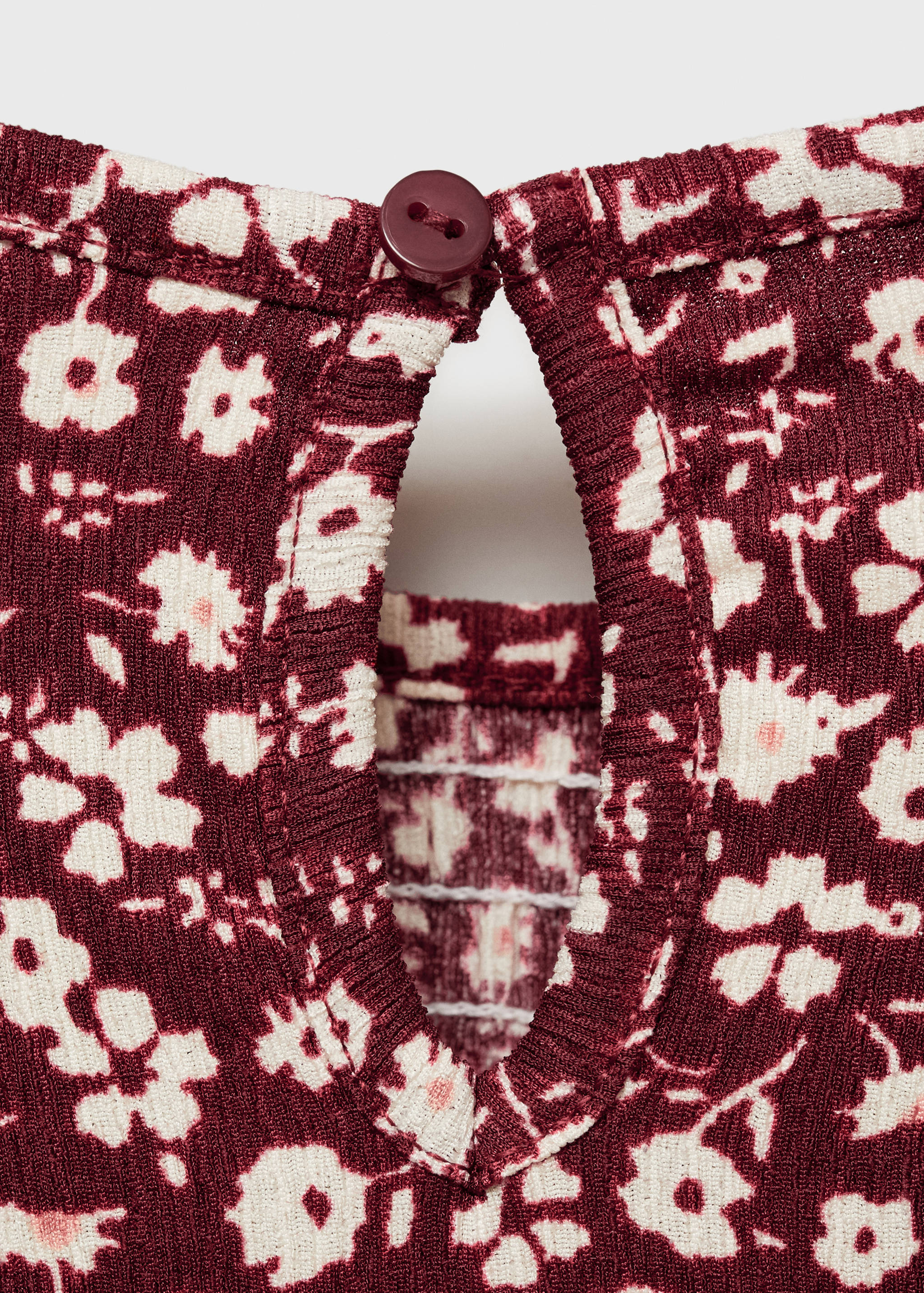 Ruched floral dress - Details of the article 0