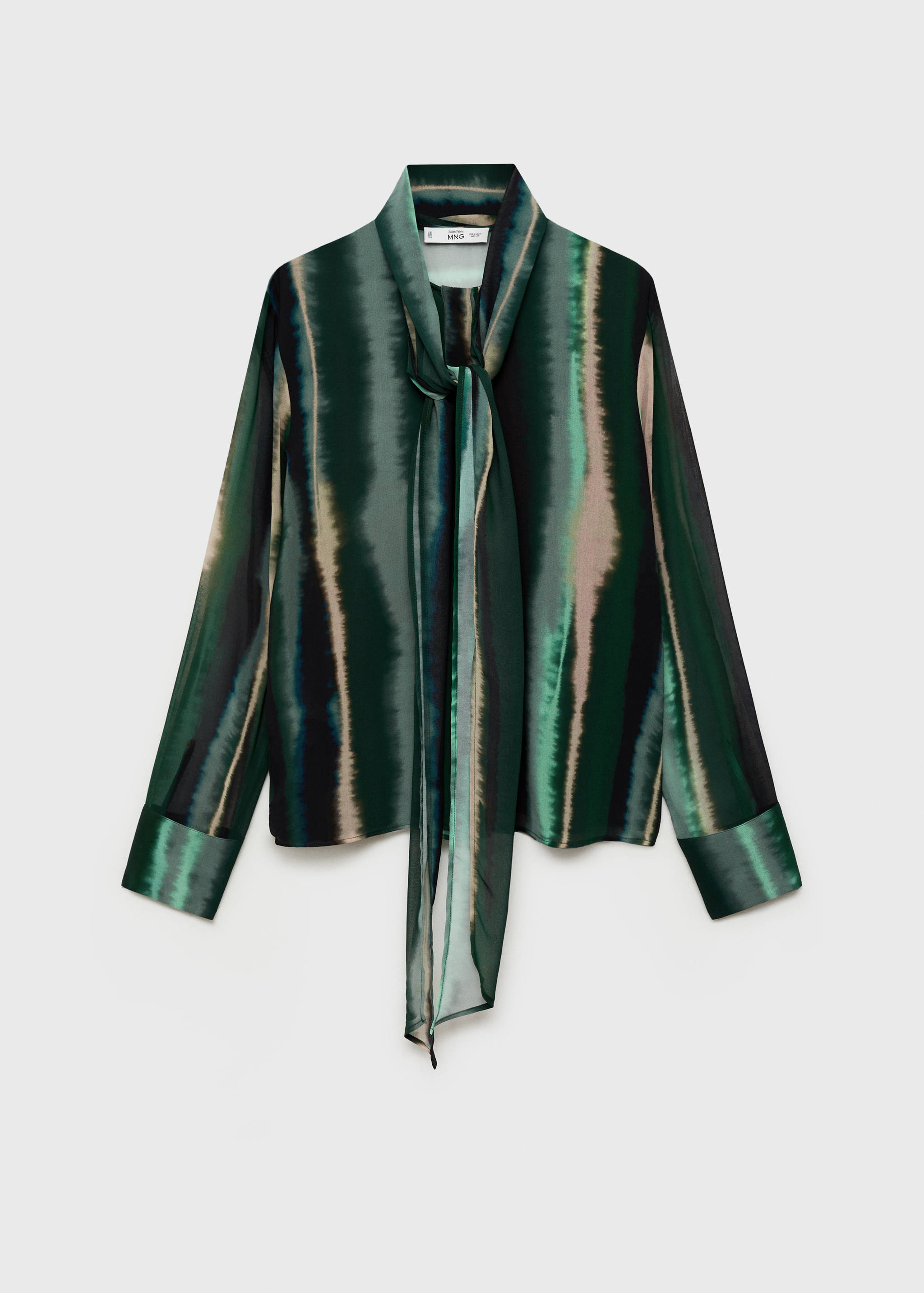 Bow printed blouse - Article without model