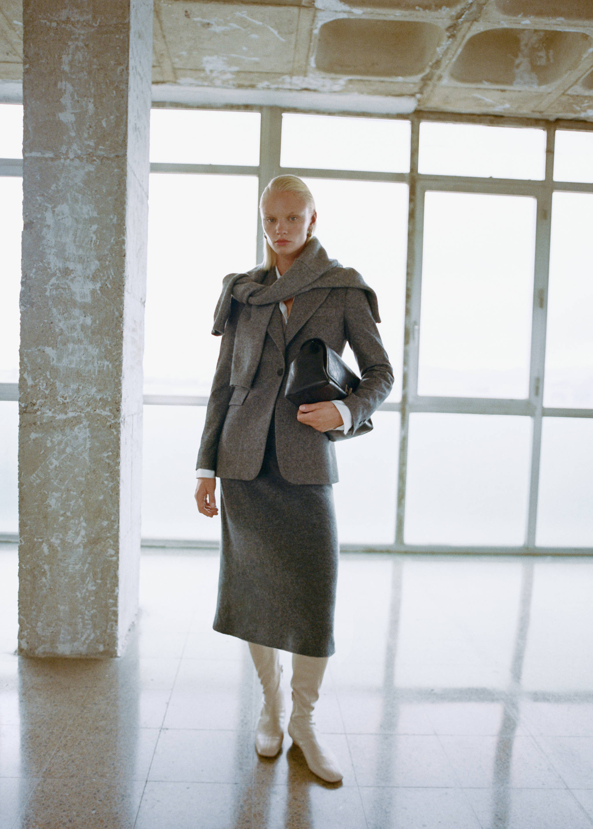 Veste de costume jaspée laine - Détail de l'article 6