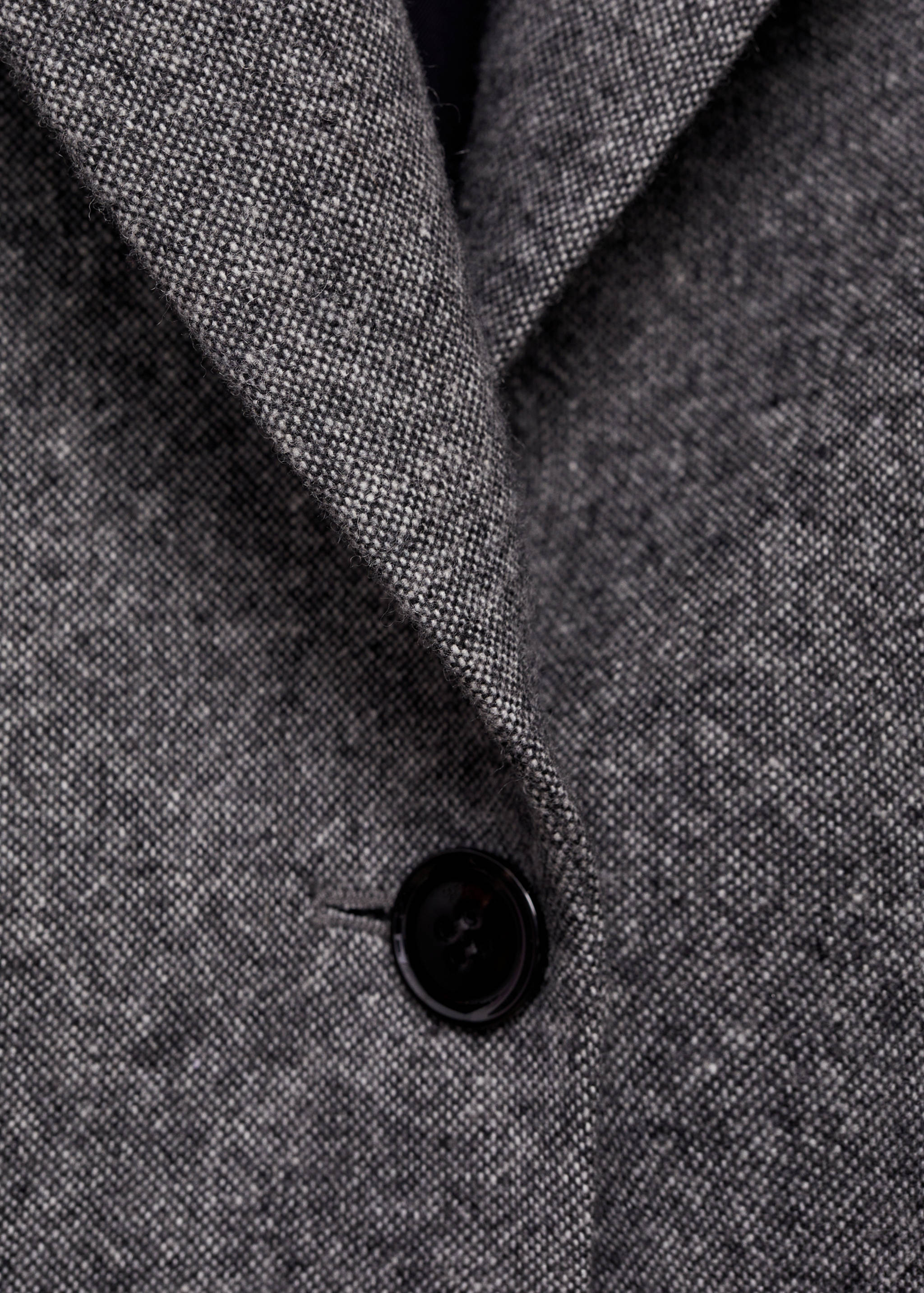 Veste de costume jaspée laine - Détail de l'article 8